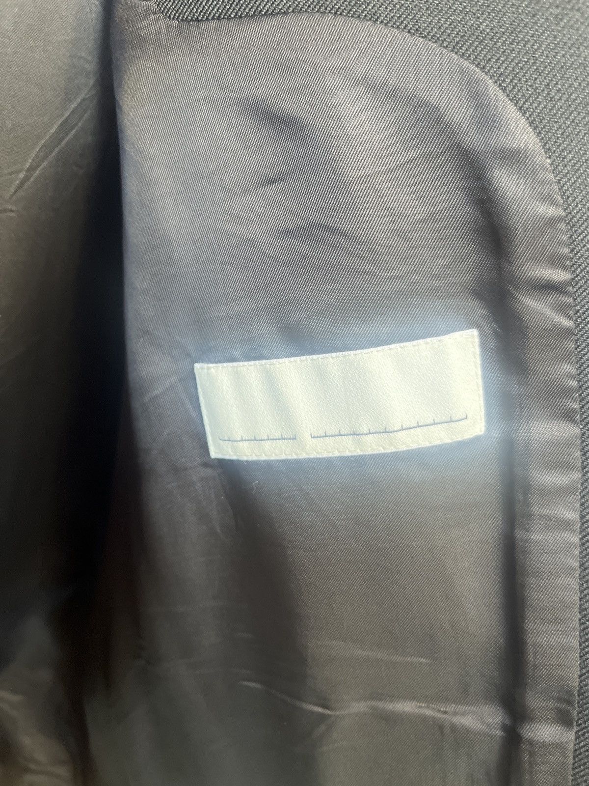 Random Identities RANDOM IDENTITES scallop edged tailored blazer Size 50S - 4 Thumbnail