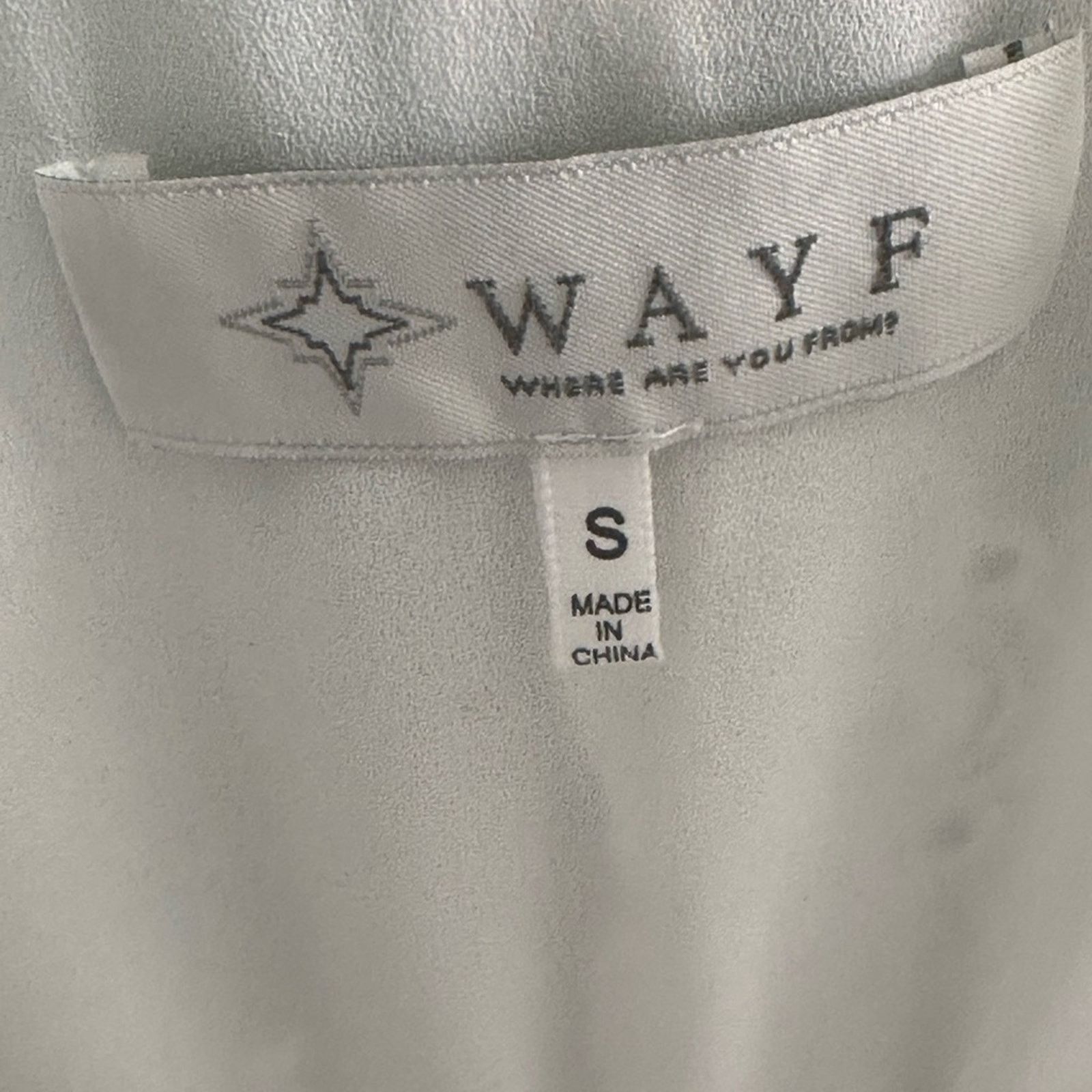 Other New WAYF White Handkerchief Overlay Dress Size S / US 4 / IT 40 - 4 Thumbnail