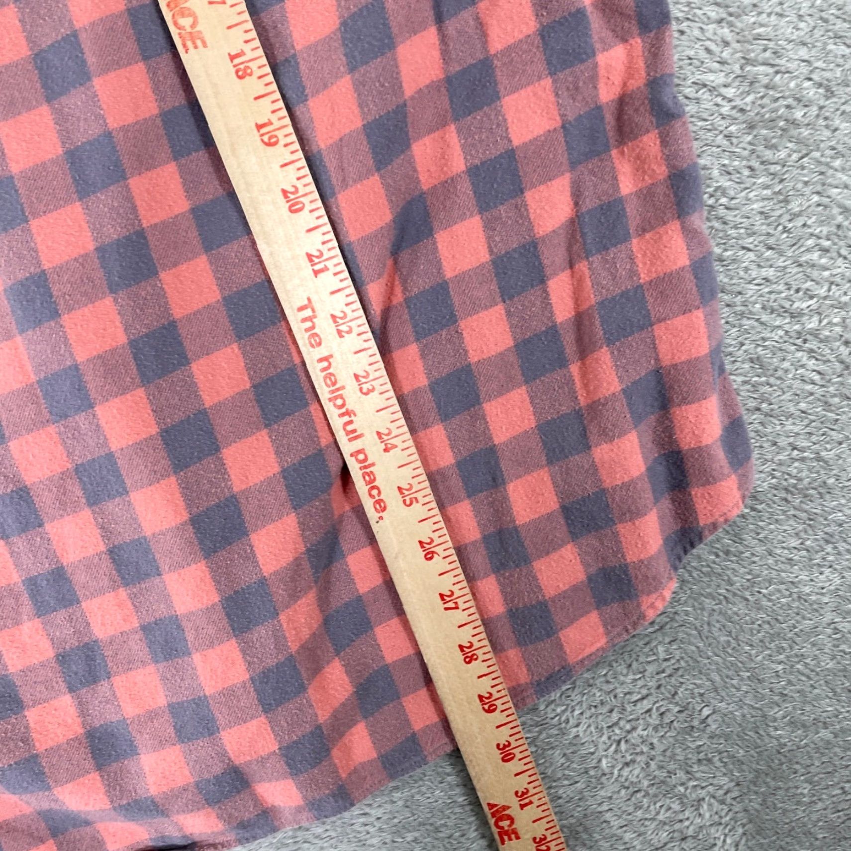 J.Crew J. Crew Plaid Flannel Button-Down Shirt Mens M Red Cotton Tailored Fit Size US M / EU 48-50 / 2 - 7 Thumbnail