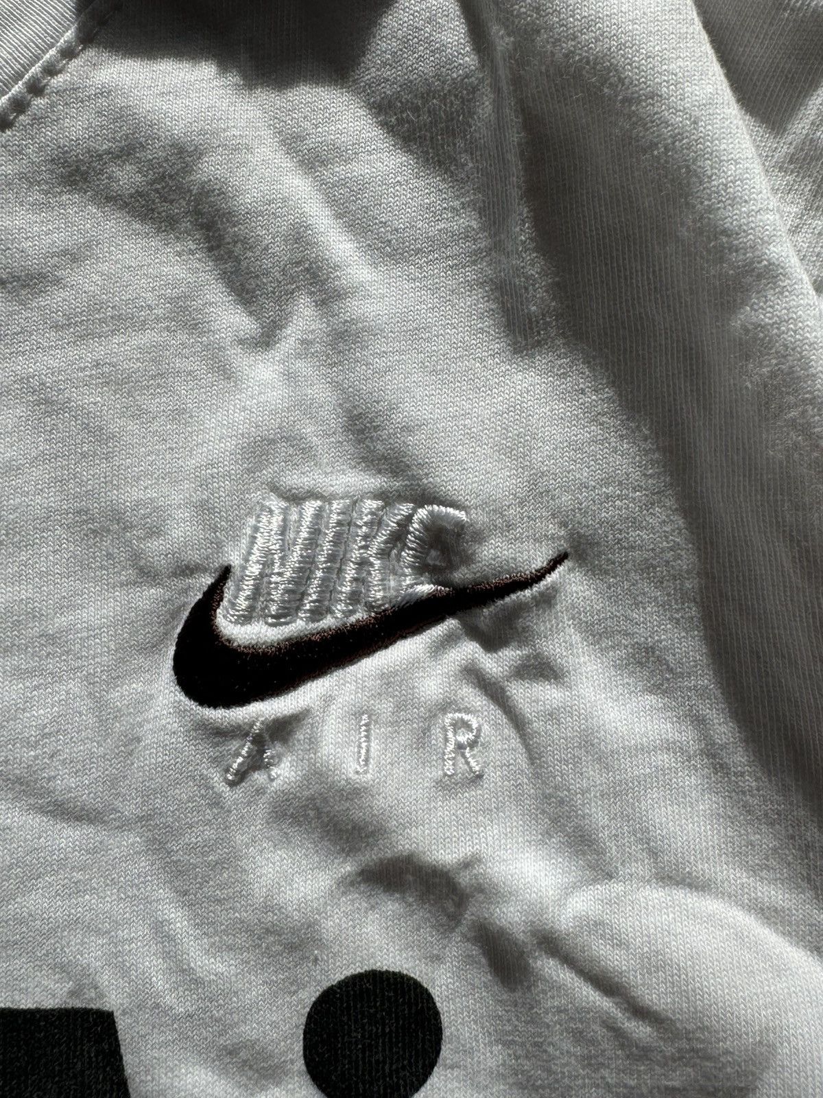 Nike × Vintage Vintage Nike Air Graphic Text Tee White Large Size US L / EU 52-54 / 3 - 2 Thumbnail