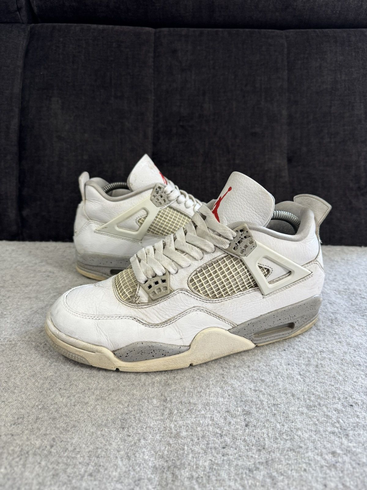 Jordan Brand Nike Air Jordan 4 IV Retro White Oreo Sneakers size 41,5 Size US 8.5 / EU 41-42 - 1 Thumbnail