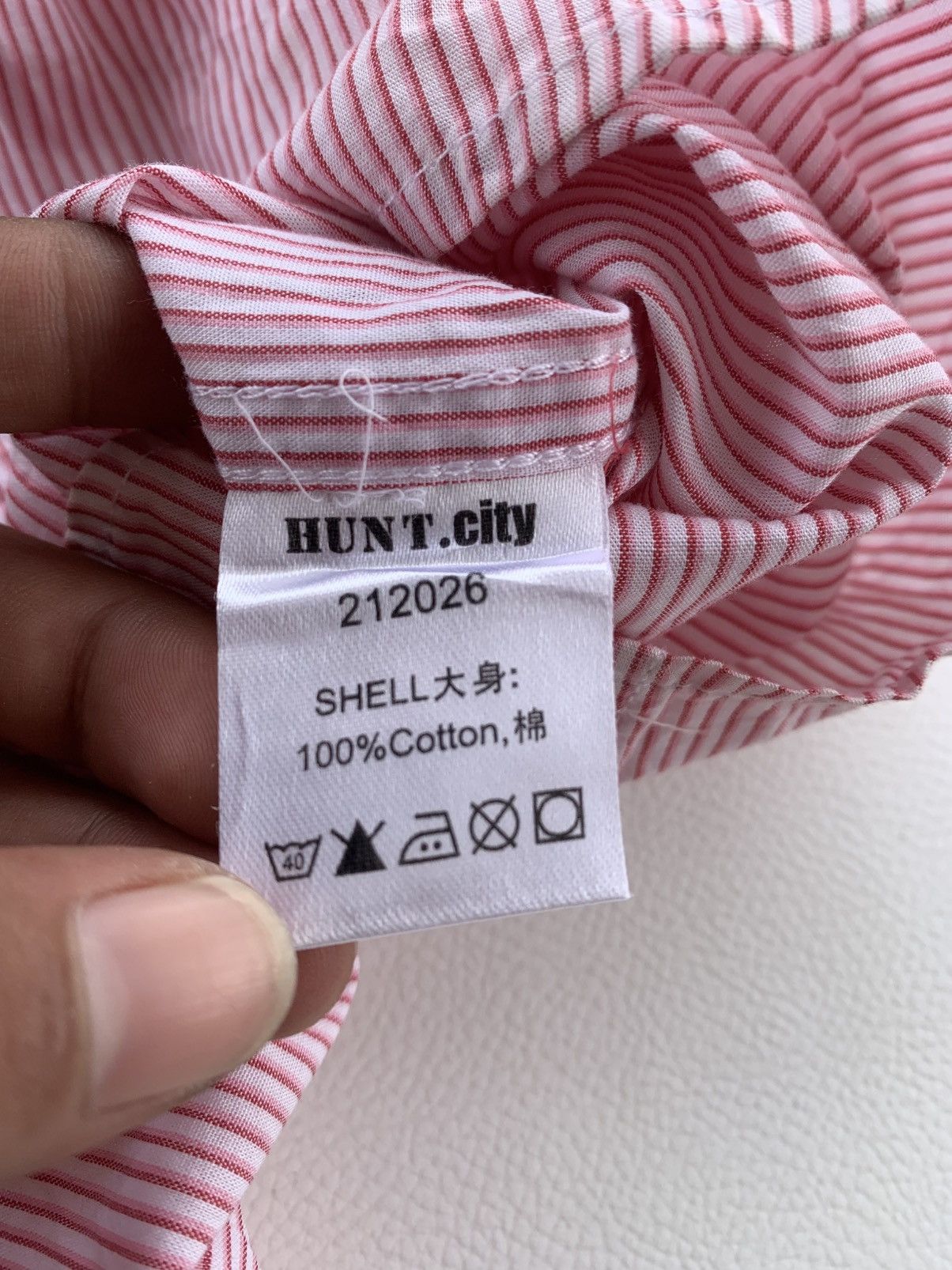 Japanese Brand Hunt City Gothic Button Shirt Soft Pink Stripe Tokyo Style Size US L / EU 52-54 / 3 - 10 Thumbnail