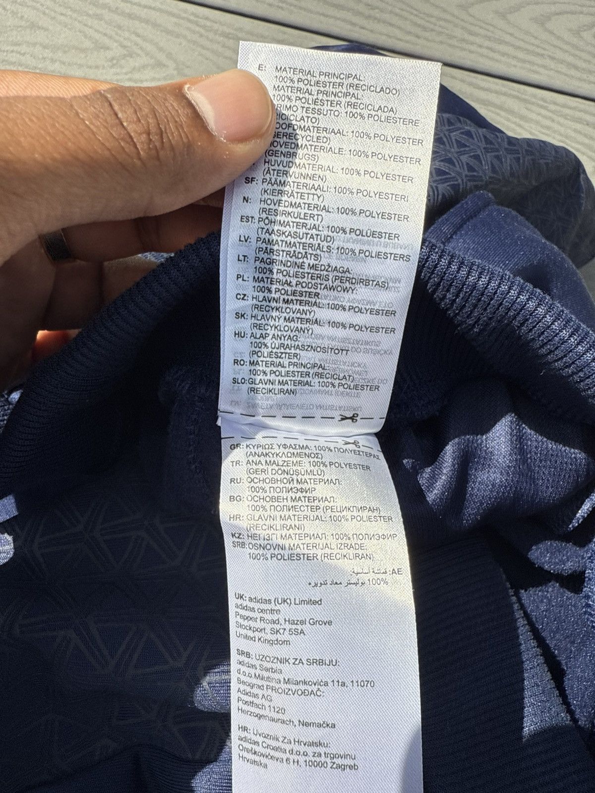 Adidas Adidas Georgia Tech Tapered Track Pants – Navy w/ GT Logo Size US 30 / EU 46 - 8 Thumbnail