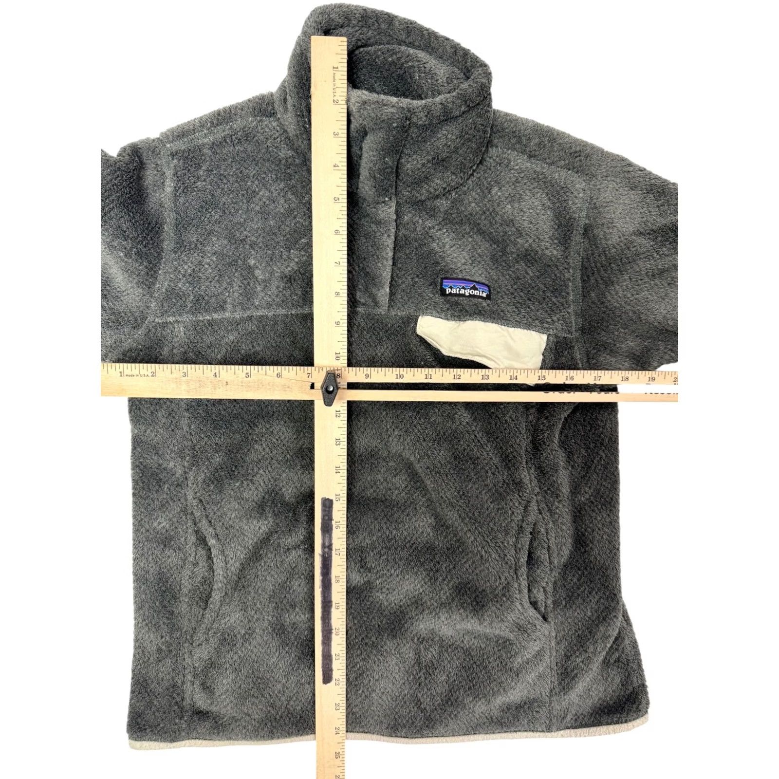 Patagonia Patagonia Women's Gray Polartec Re-Tool Fleece 1/4 Snap Pullover Jacket Size M / US 6-8 / IT 42-44 - 2 Thumbnail