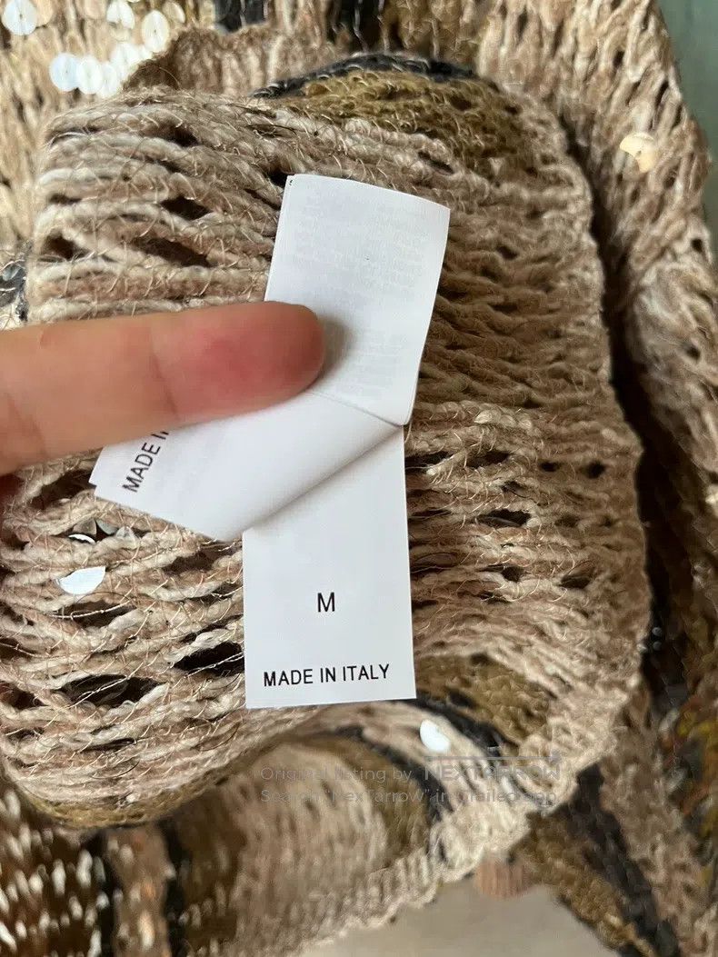 Brunello Cucinelli Brunello Cucinelli Sequined knit top, opera series Size M / US 6-8 / IT 42-44 - 5 Thumbnail
