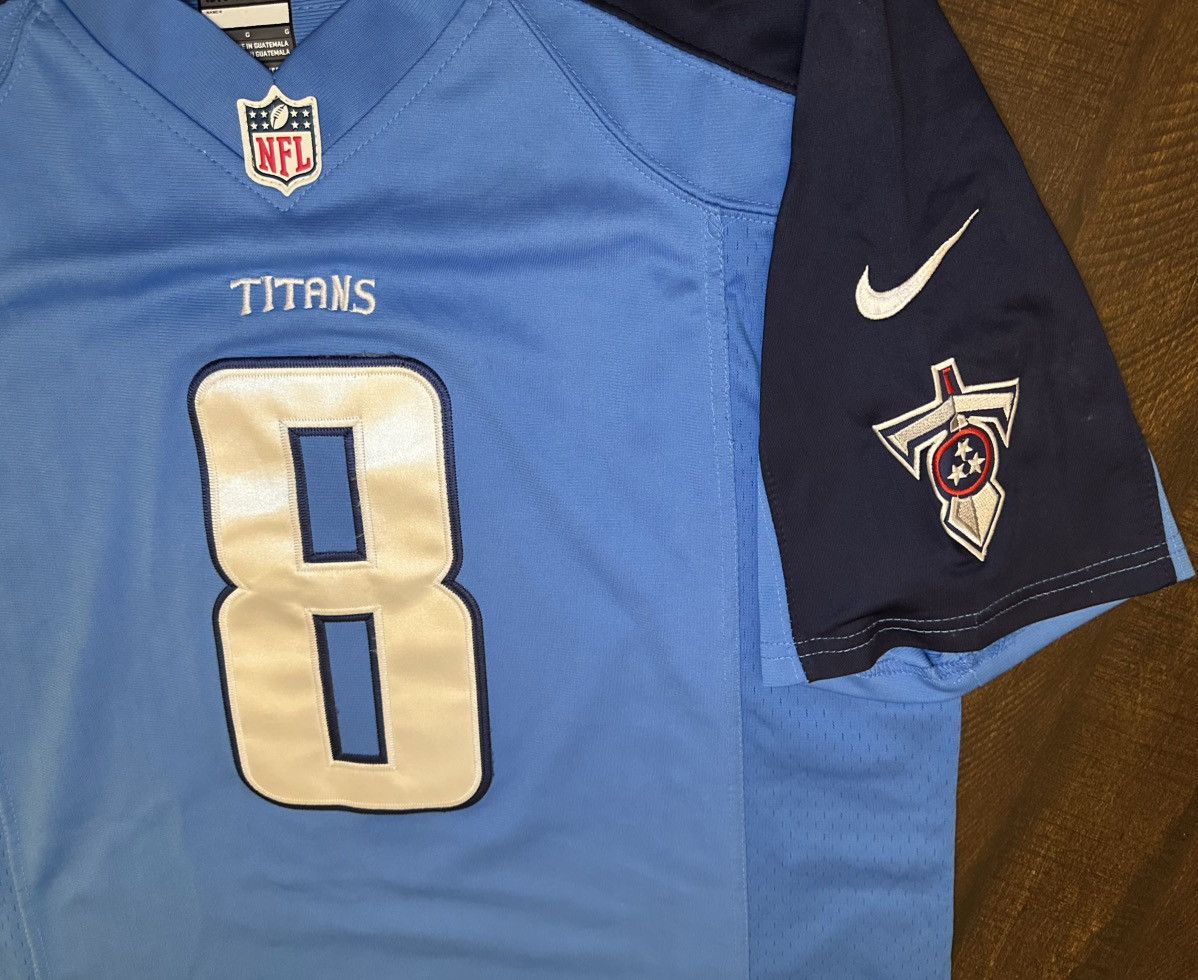 NFL × Nike Nike Stitched Marcus Mariota Tennessee Titans Jersey #8-Lrg Size US L / EU 52-54 / 3 - 9 Thumbnail