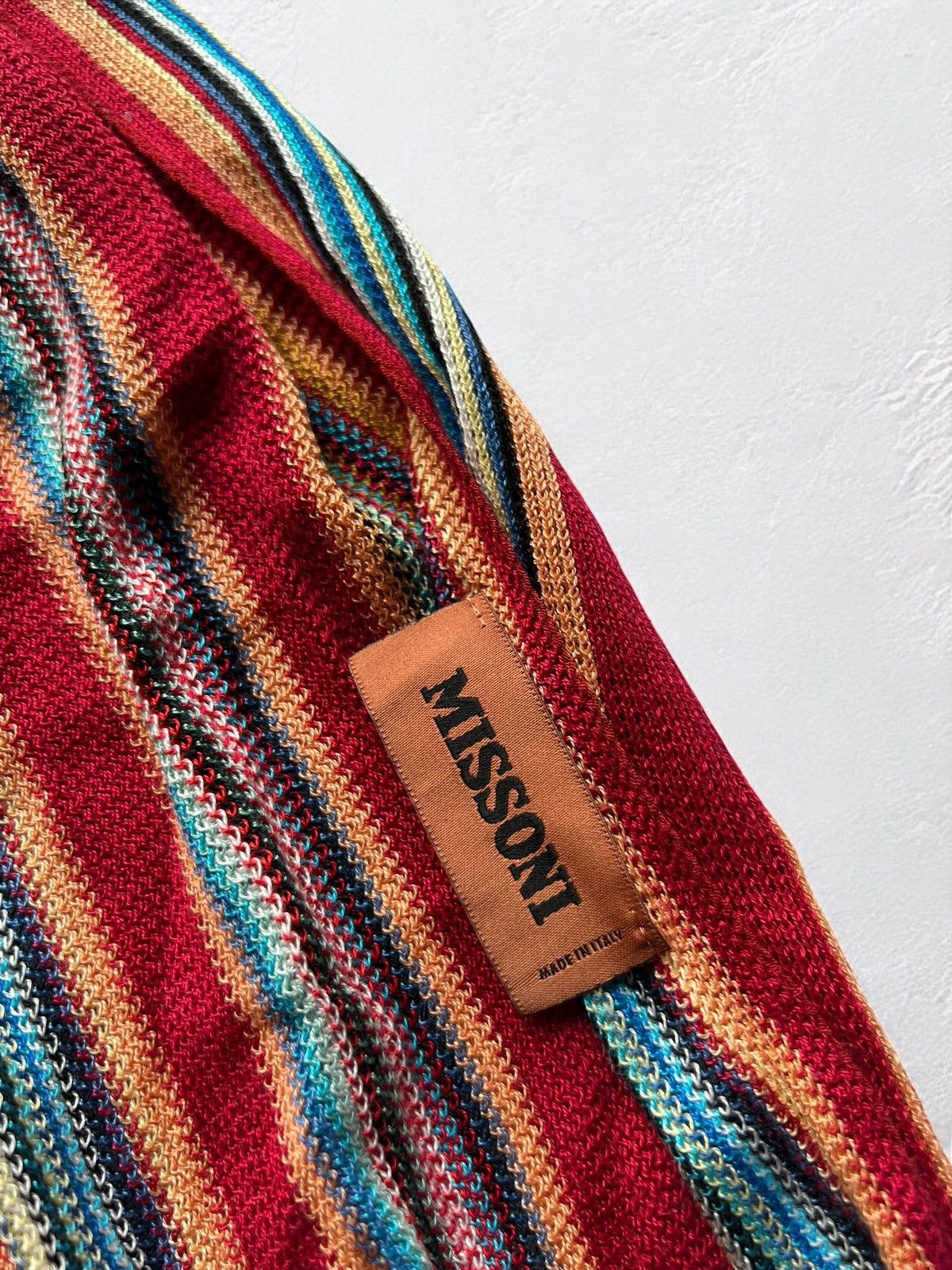 Missoni MISSONI MULTICOLOUR SCARF 180cm VINTAGE MUFFLER BIG Size ONE SIZE - 4 Thumbnail