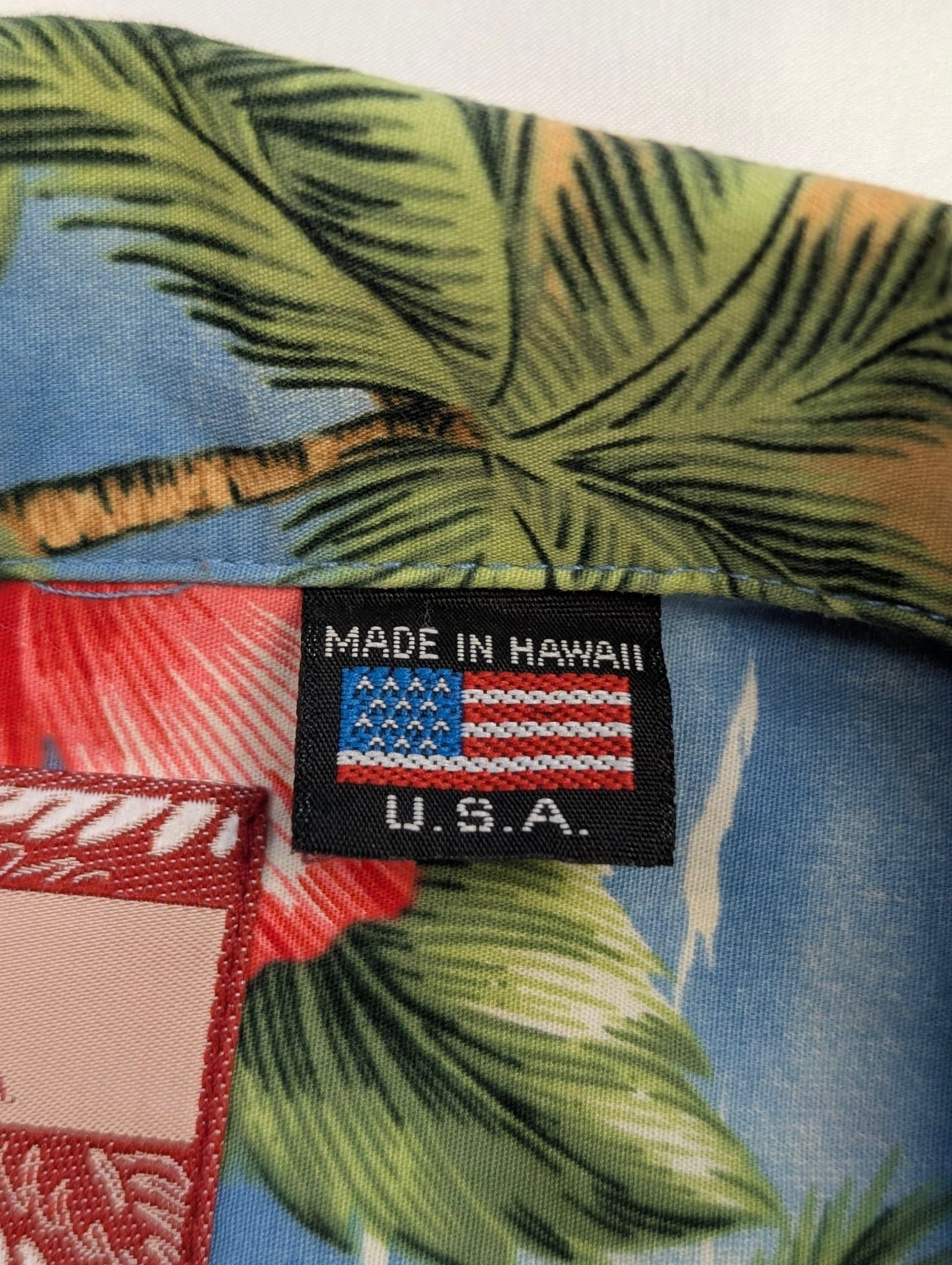 Vintage RJC Hawaii USA Shirt woody surf car summer vintage fullprint Size US L / EU 52-54 / 3 - 3 Thumbnail