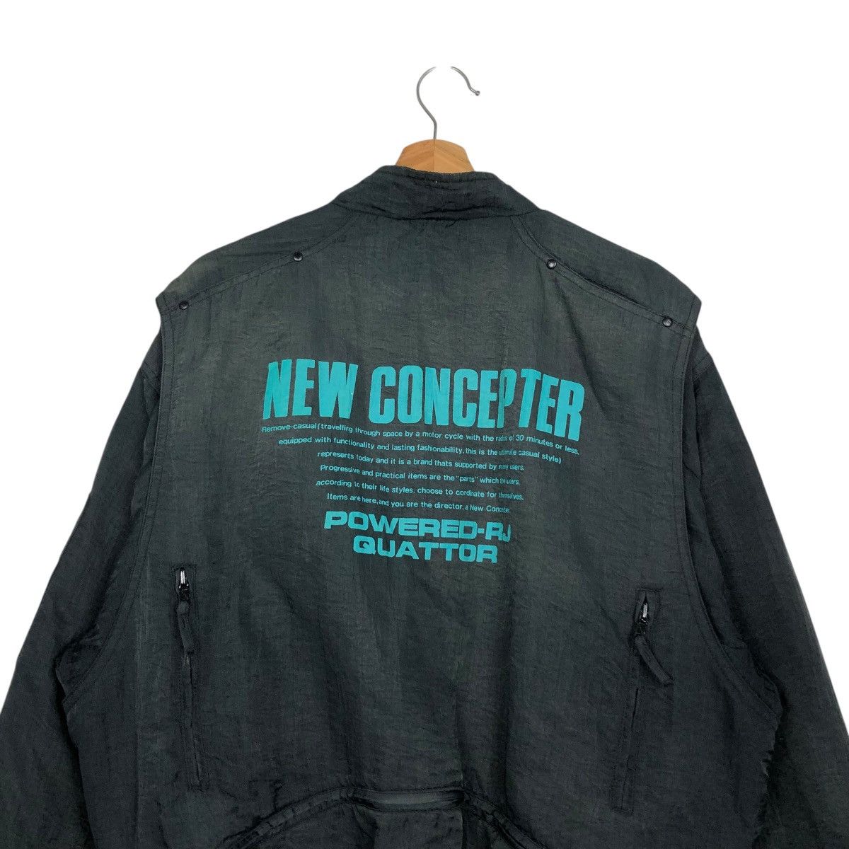 Kadoya 🔥VINTAGE RACING BOMBER JACKET MOTORCYCLE KADOYA NEWCONCEPTER Size US L / EU 52-54 / 3 - 11 Thumbnail