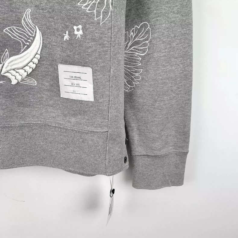 Thom Browne Thom Browne size1 Floral printed cotton round neck long sle Size US S / EU 44-46 / 1 - 4 Thumbnail