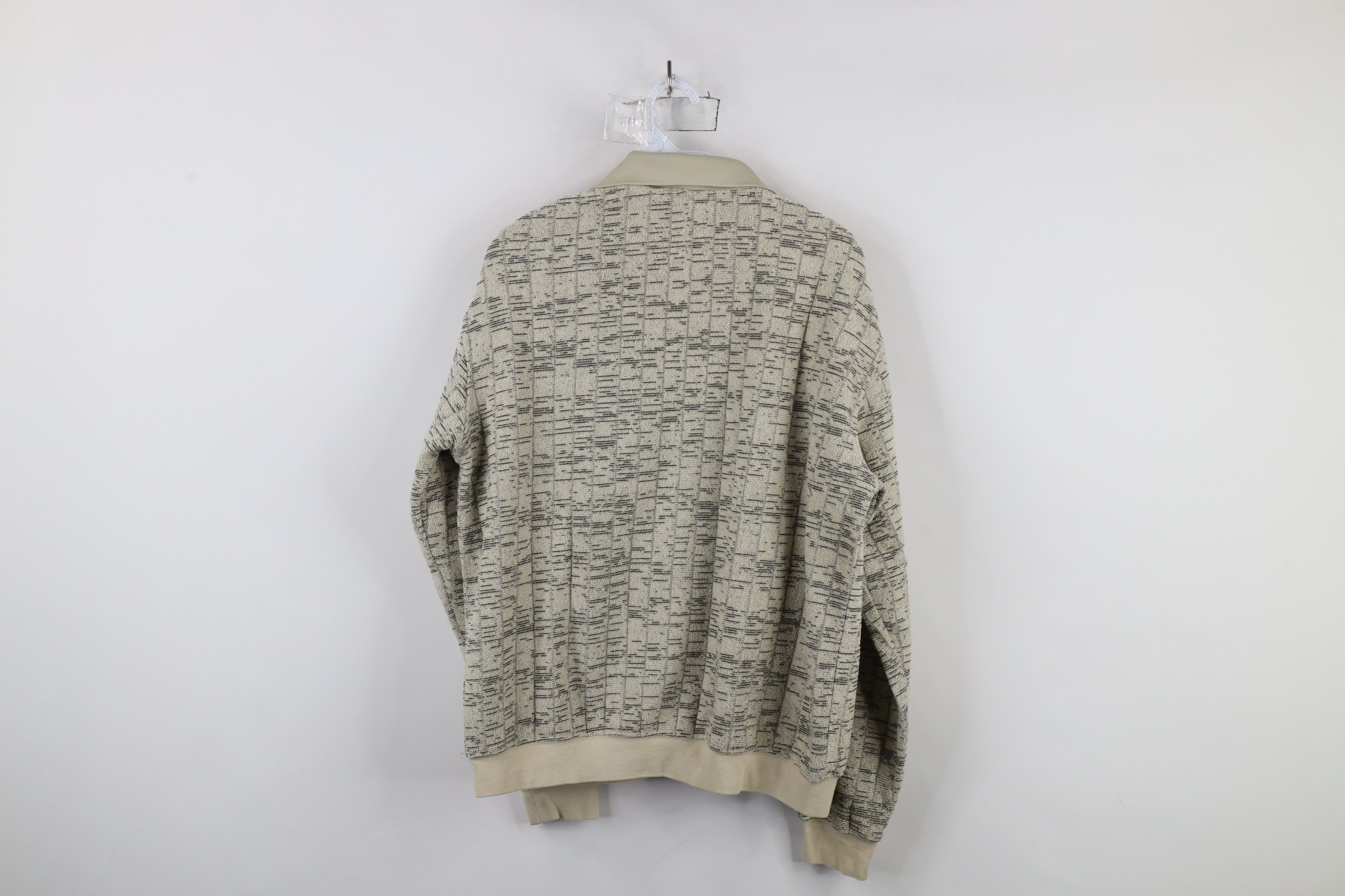 Vintage Vintage 90s Streetwear Fleece Collared Pullover Sweater Size US M / EU 48-50 / 2 - 8 Thumbnail