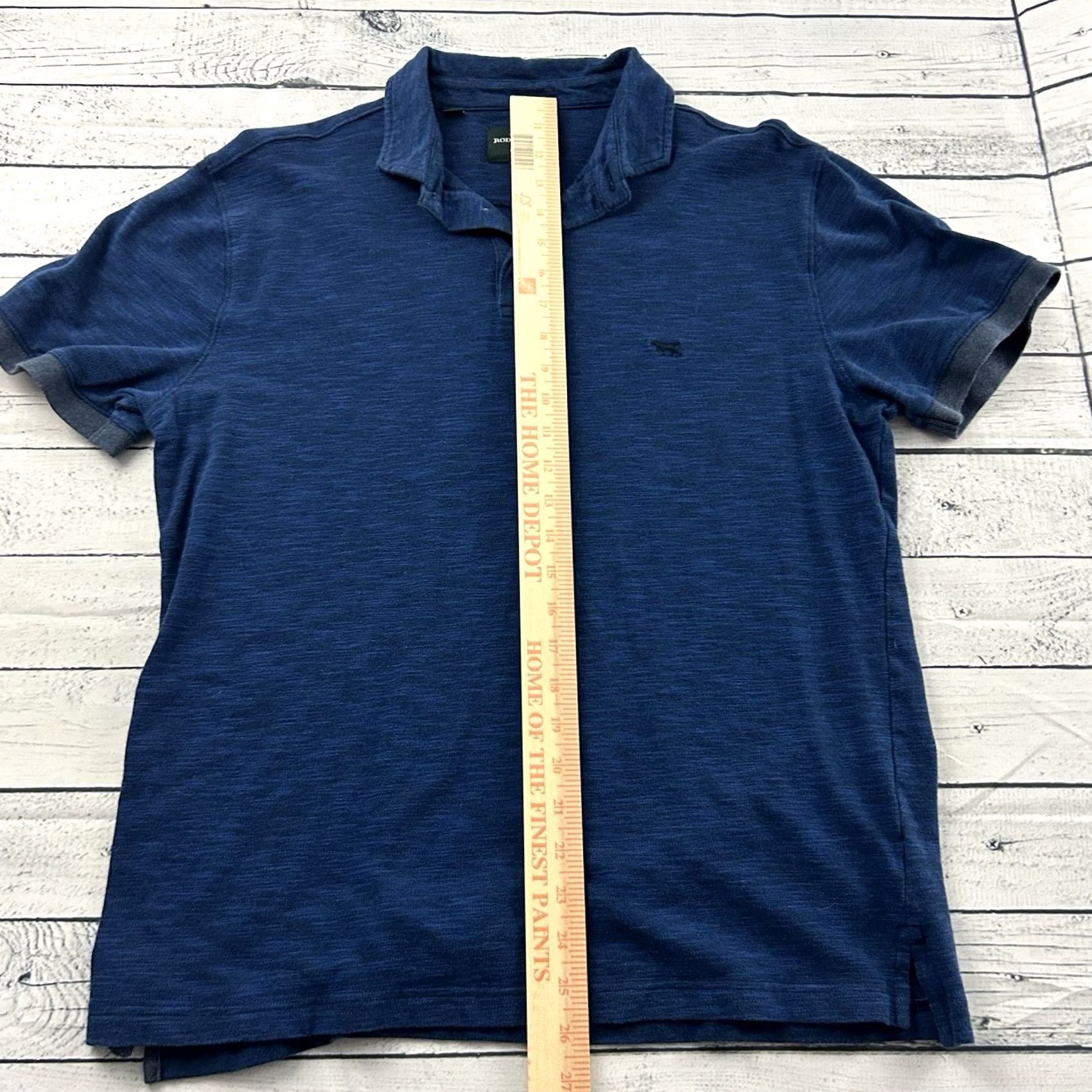 Rodd & Gunn Rodd & Gunn Sports Fit Short Sleeve Button Front Polo Shirt Men's XL Blue Size US XL / EU 56 / 4 - 4 Thumbnail