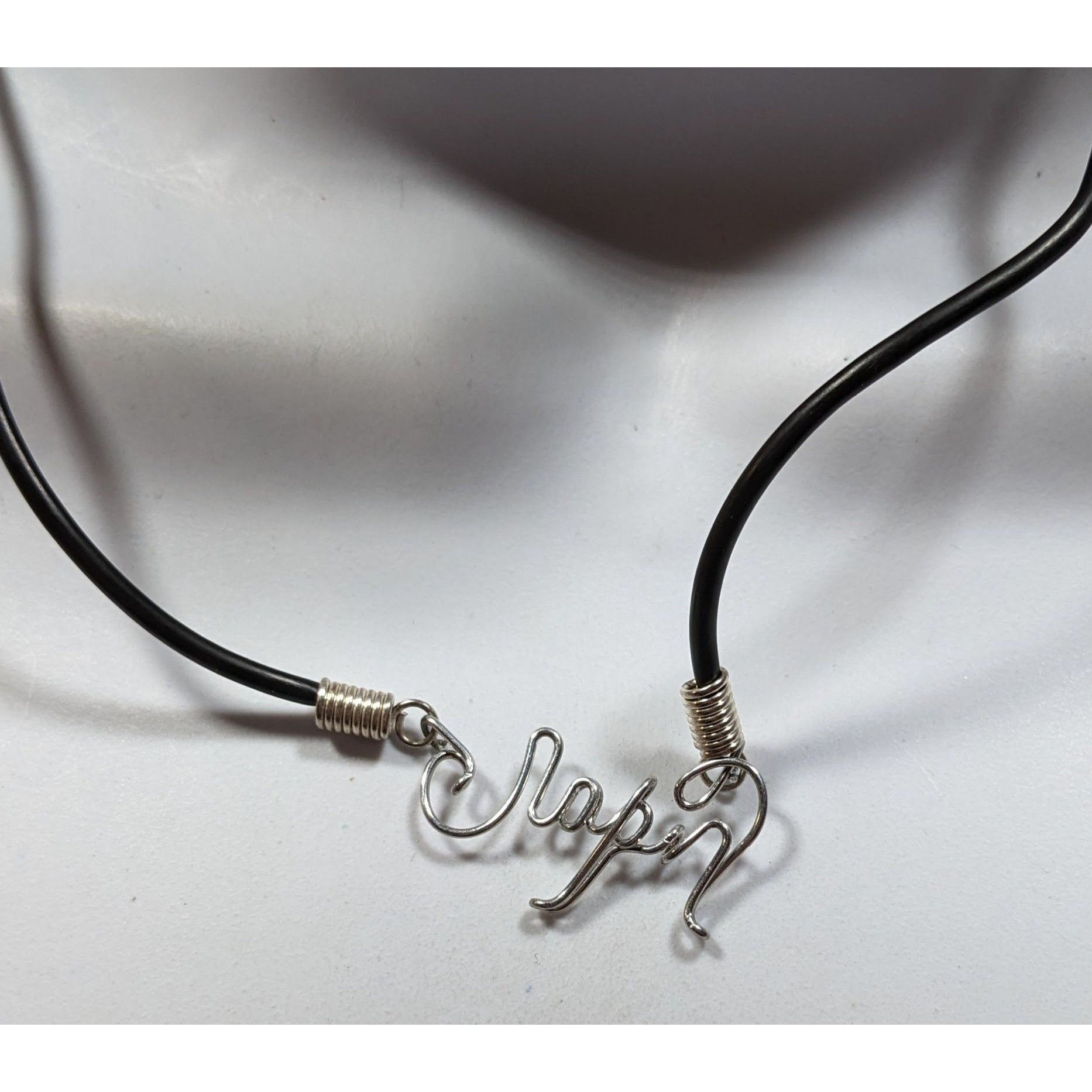 Other Wire Wrapped Cursive "Japan" Pendant Necklace Size ONE SIZE - 6 Thumbnail