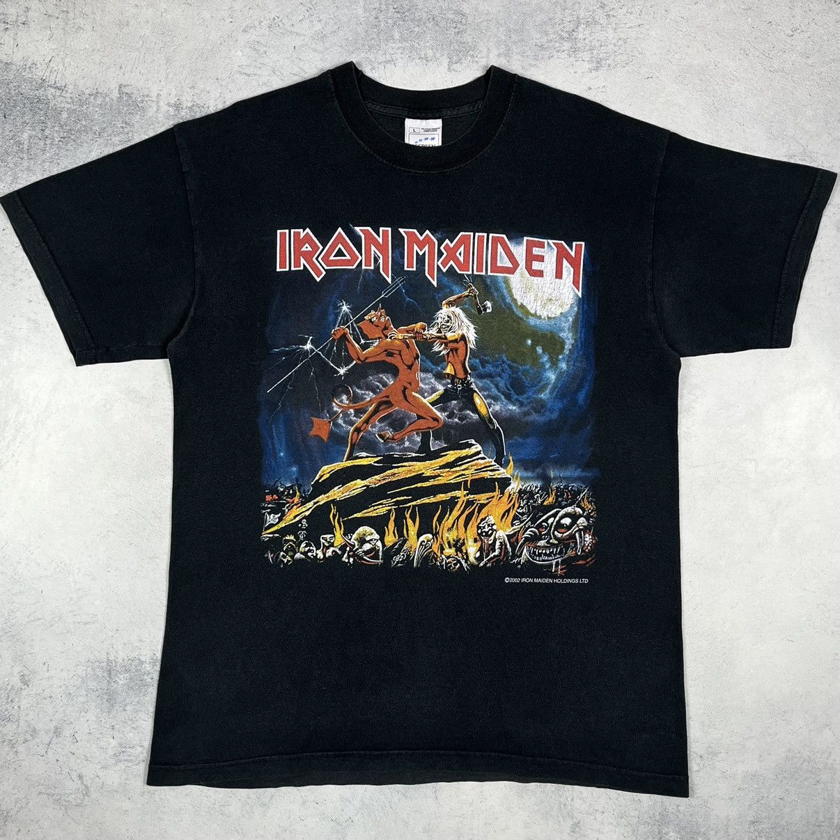Band Tees Vintage Iron Maiden Tour rock band T shirt 2002 Size US L / EU 52-54 / 3 - 2 Thumbnail