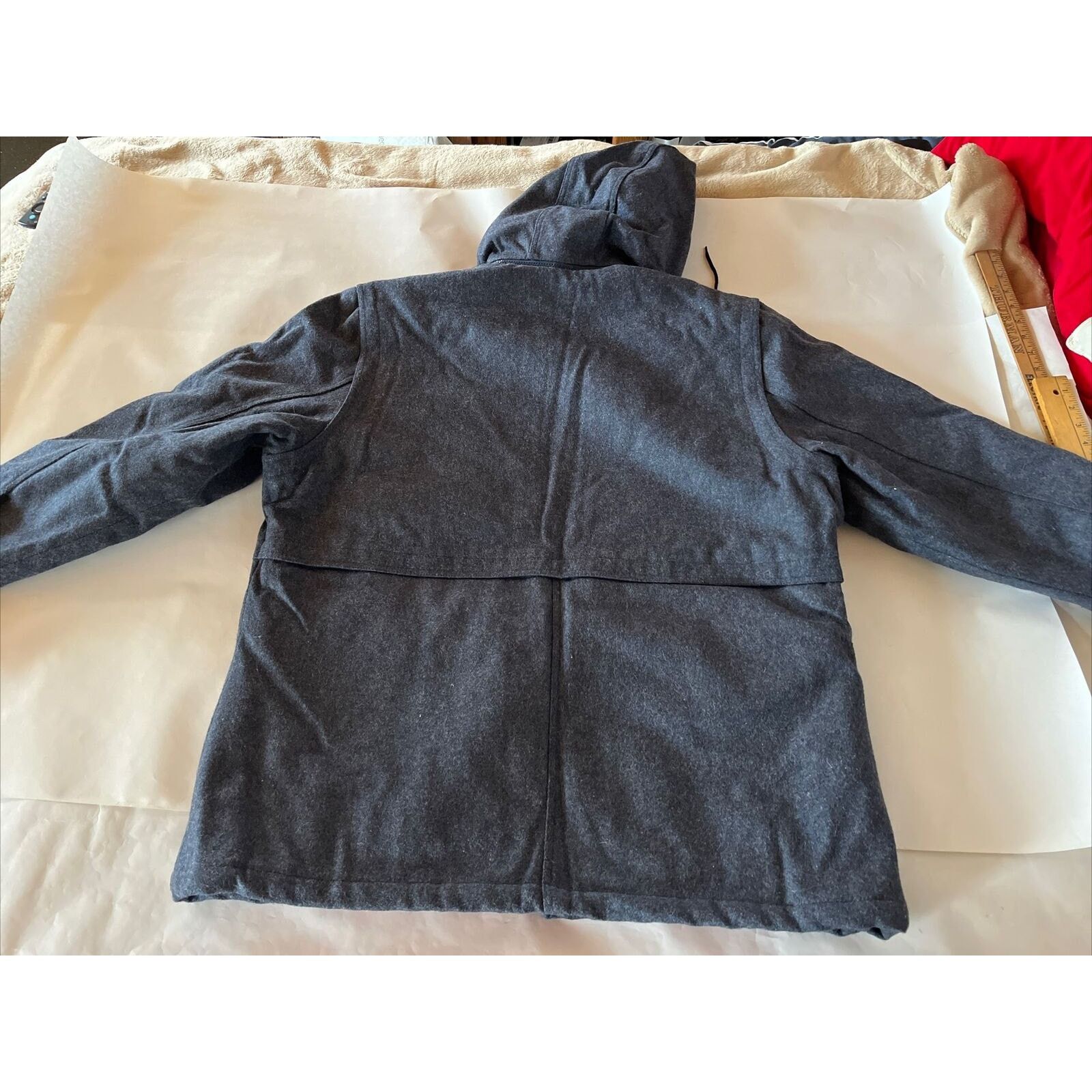 Pacific Trail Pacific Trail Vintage Men’s XL Dark Gray LS Wool Blend Coat Size US XL / EU 56 / 4 - 11 Thumbnail