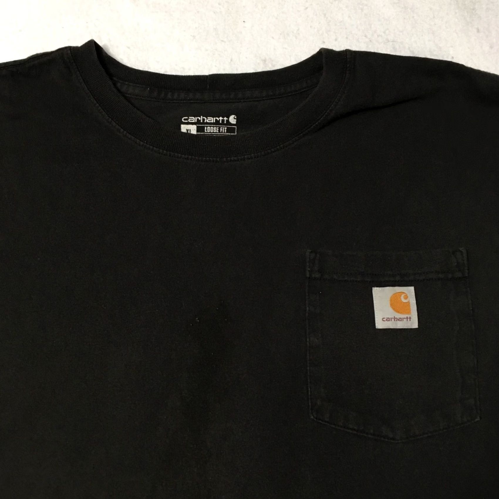 Carhartt VINTAGE Carhartt Pocket T-Shirt XL Black Crew Neck Short Sleeve 90s Grunge Workwear Mens K87 Size US XL / EU 56 / 4 - 2 Thumbnail