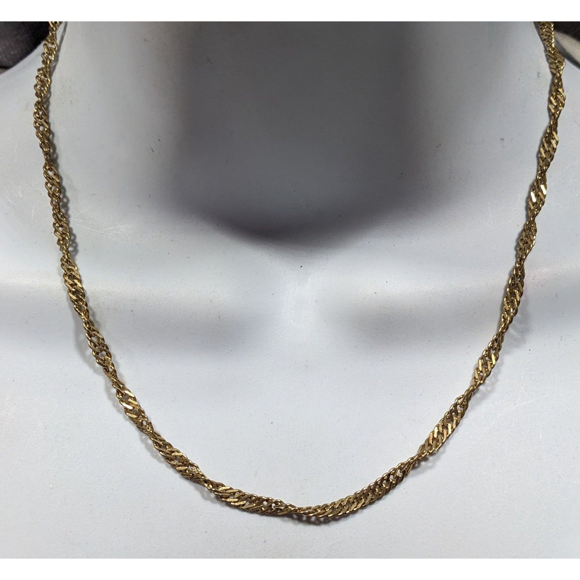 Other Classic Casual Twisted Gold Tone Chain Necklace Size ONE SIZE - 2 Thumbnail