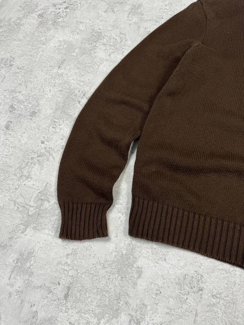 Polo Ralph Lauren Vintage Polo Ralph Lauren y2k Knitted Brown Sweater Size US L / EU 52-54 / 3 - 4 Thumbnail