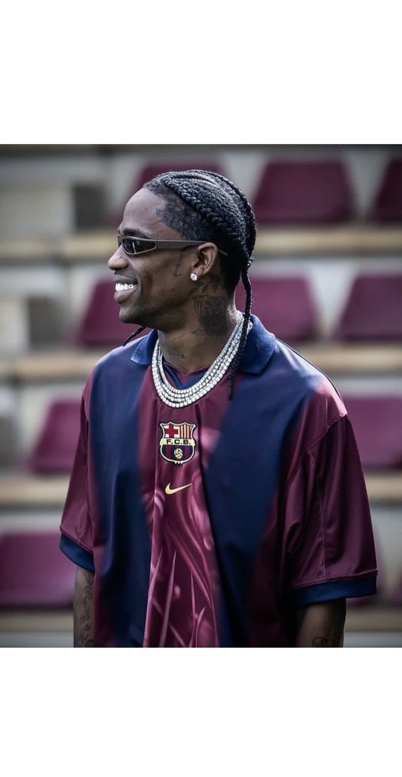 Nike × Travis Scott Travis Scott x Nike FC Barcelona 01 Jersey Size US L / EU 52-54 / 3 - 3 Thumbnail