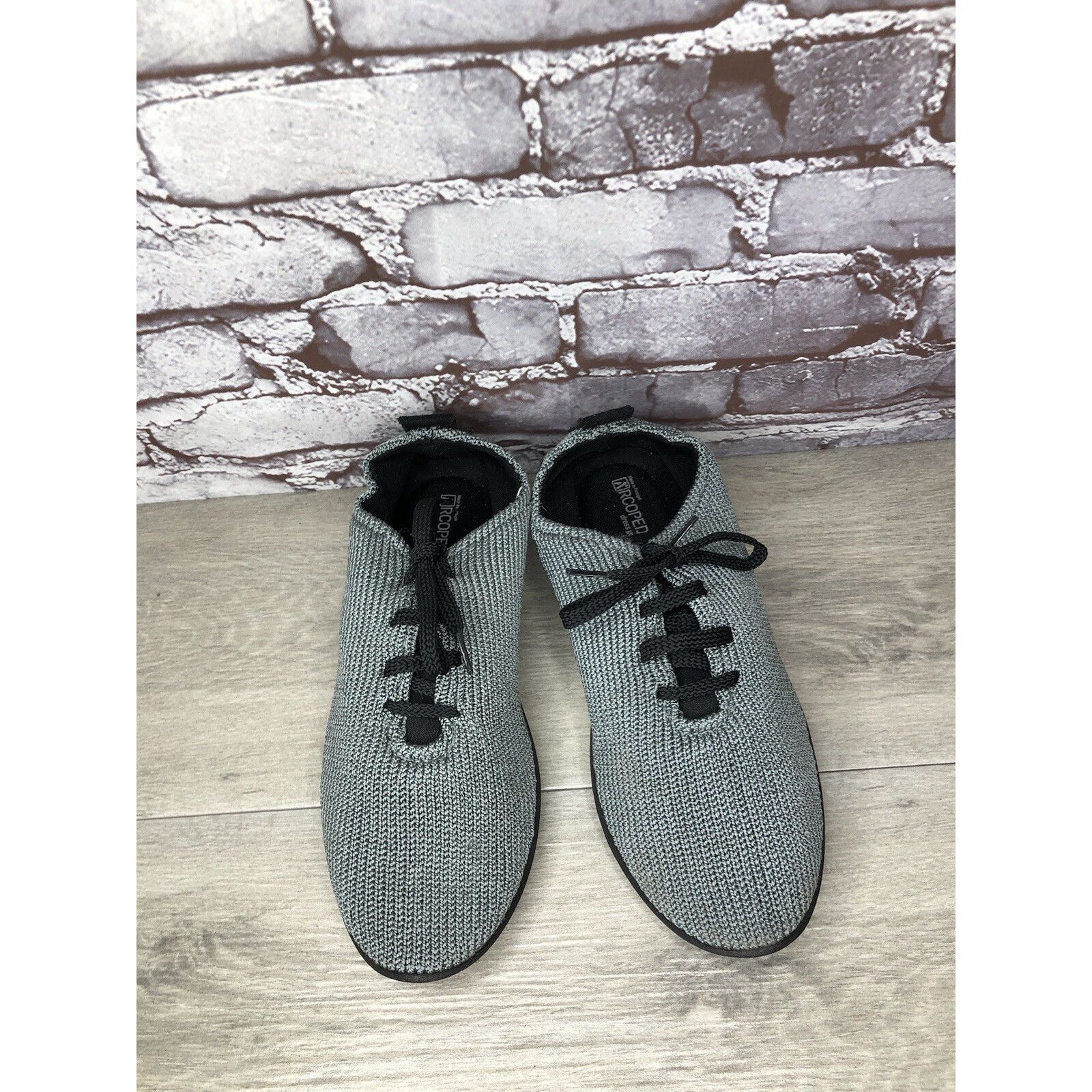 Other Arcopedico LS Grey Blue Vegan Knit Lace Up Comfort Shoes Wom Size US 11 / IT 41 - 13 Thumbnail