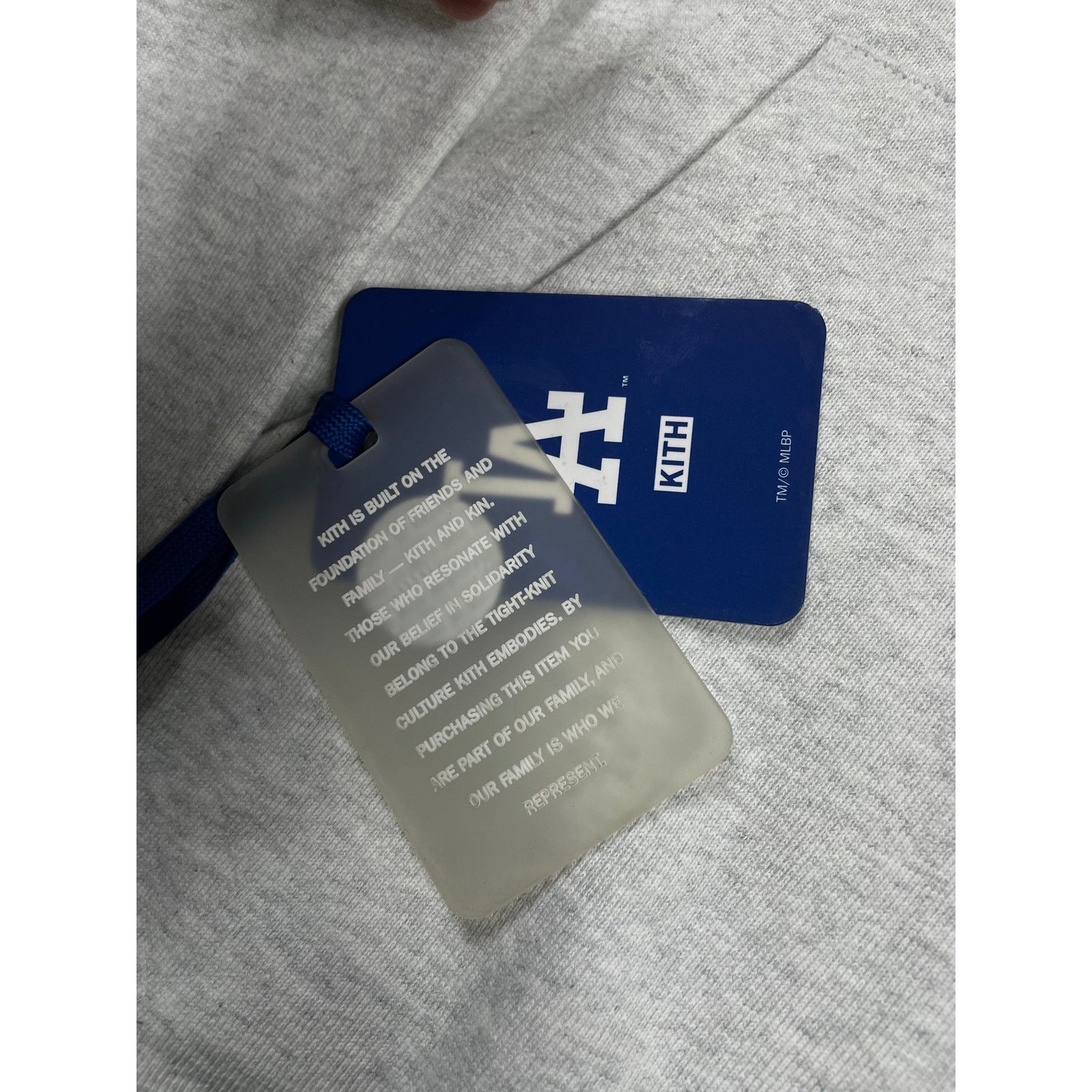 Kith Kith Hoodie Dodgers Grey Blue Medium Size US M / EU 48-50 / 2 - 4 Thumbnail