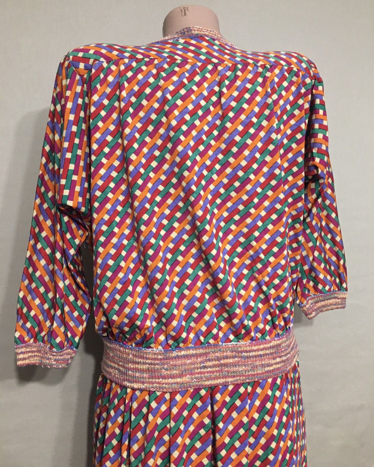 Missoni × Vintage MISSONI Vintage 1970s Wool Rare 2 Pieces Skirt Suit Sz M Size 28" / US 6 / IT 42 - 6 Thumbnail