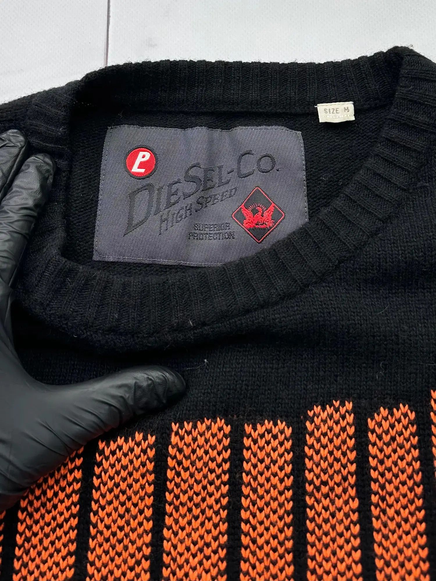 Diesel Diesel Vintage Distressed Wool Sweater (B212) Size M / US 6-8 / IT 42-44 - 5 Thumbnail