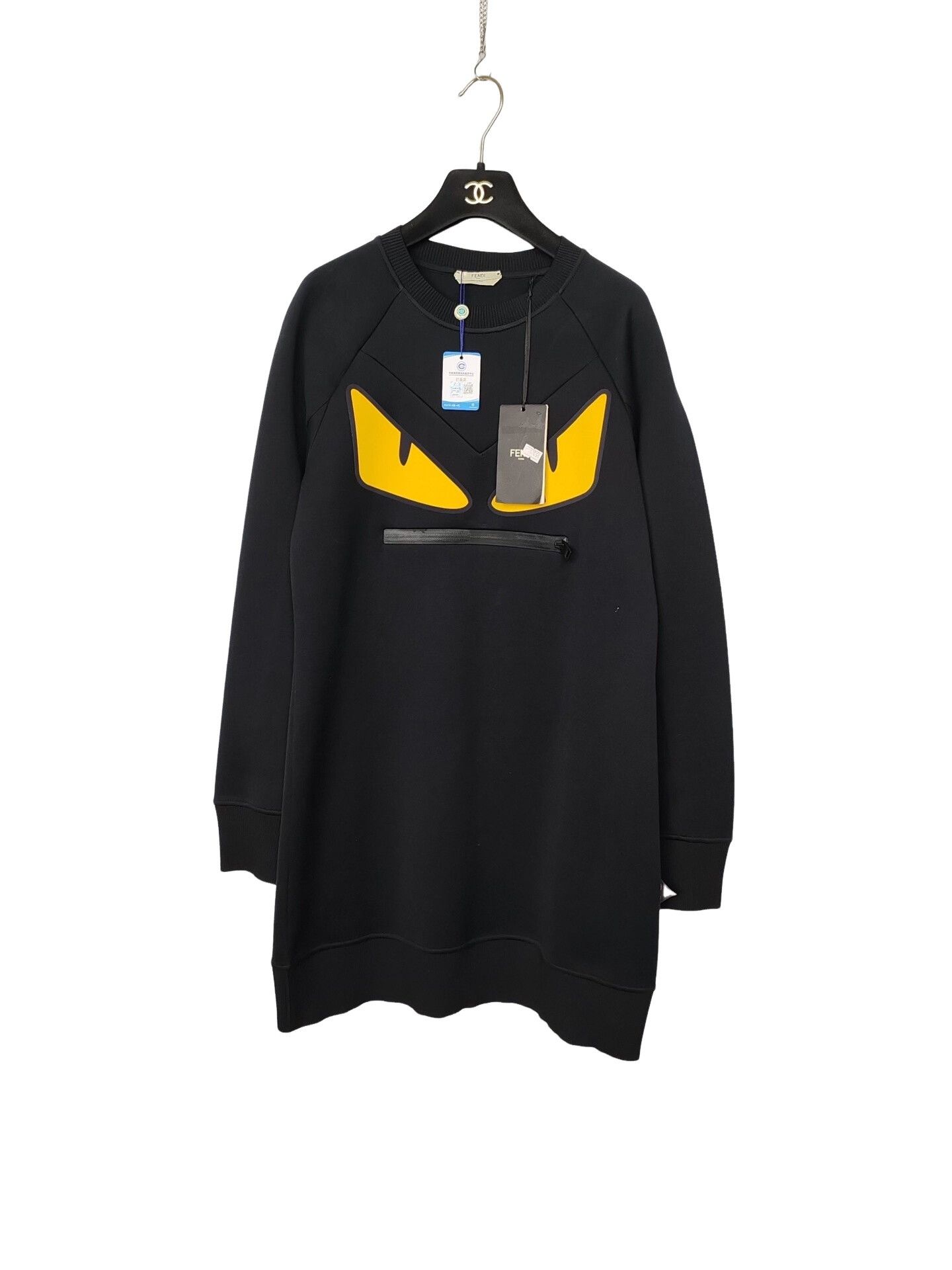 Fendi Fendi Monster Eye Sweatshirt Dress Size 42 Size M / US 6-8 / IT 42-44 - 1 Thumbnail
