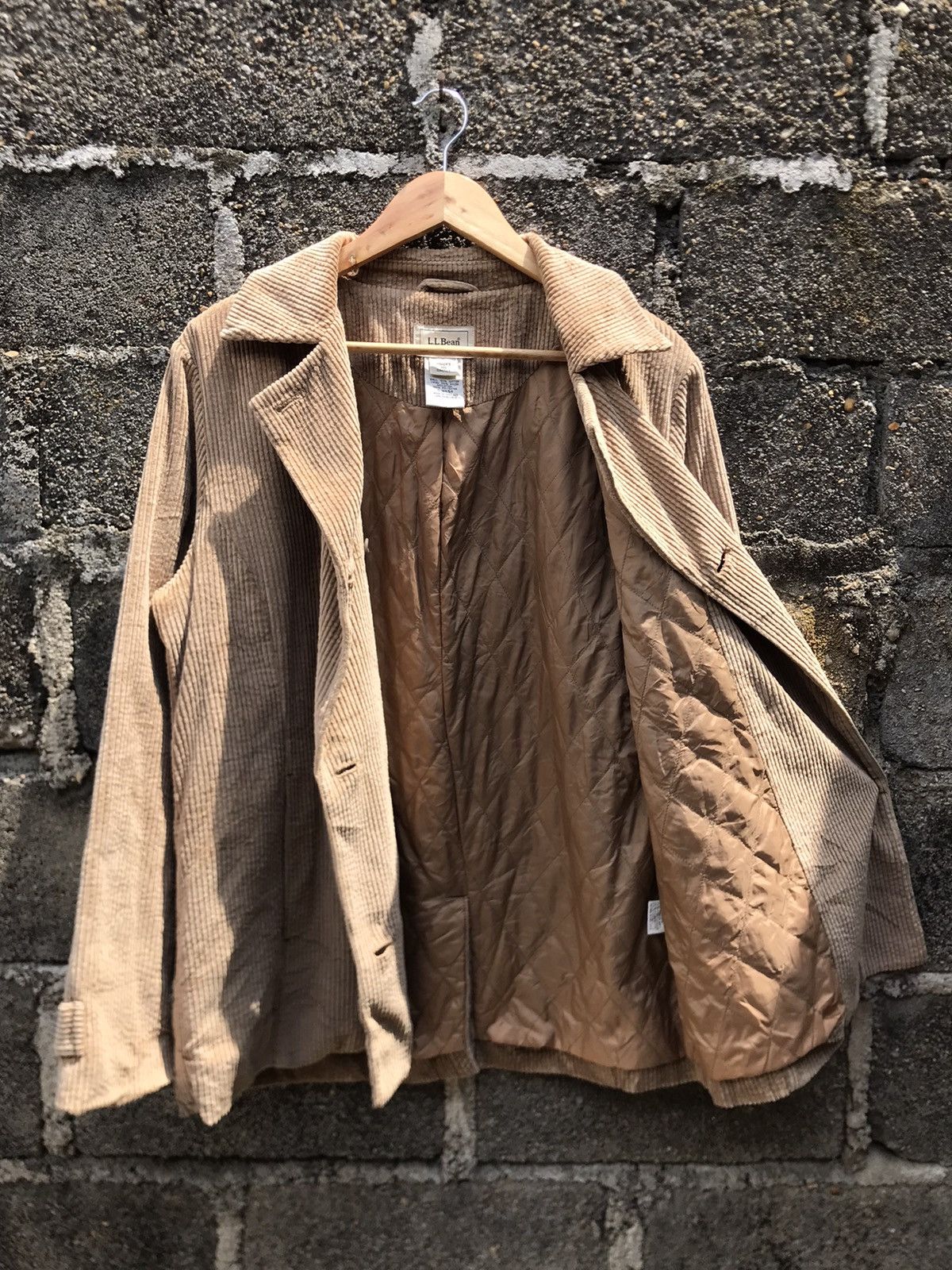 L.L. Bean × Vintage 🔥Vintage L.L.Bean Double Breasted Corduroy Peacoat Size S / US 4 / IT 40 - 5 Thumbnail