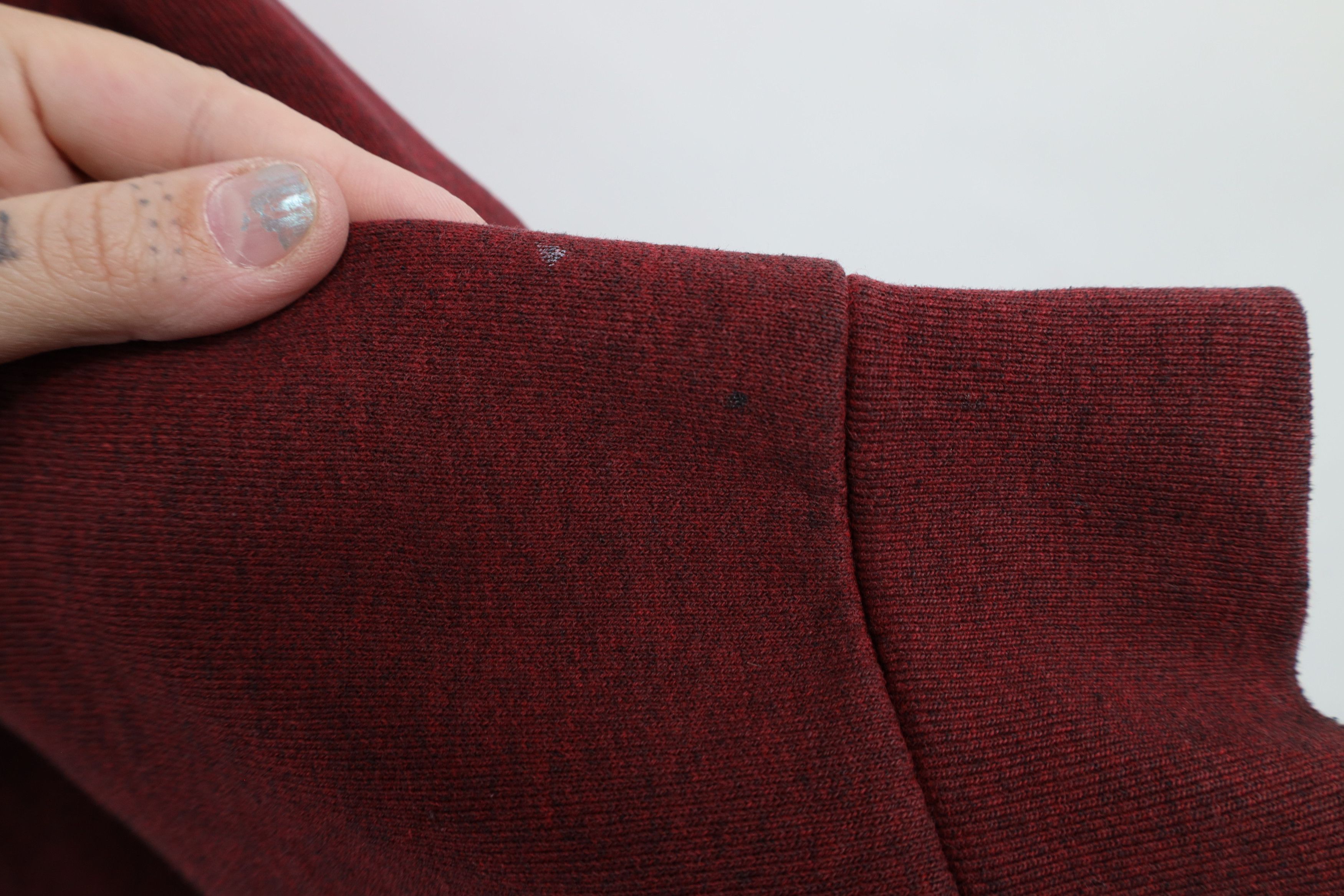 Vintage Vintage 90s Wilson Blank Crewneck Sweatshirt Heather Red Size US XXL / EU 58 / 5 - 8 Thumbnail
