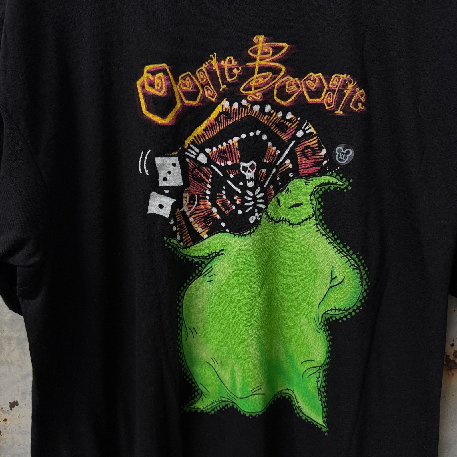Giant Vintage 90s Nightmare Before Christmas Oogie Boogie T Shirt Size US XL / EU 56 / 4 - 2 Thumbnail