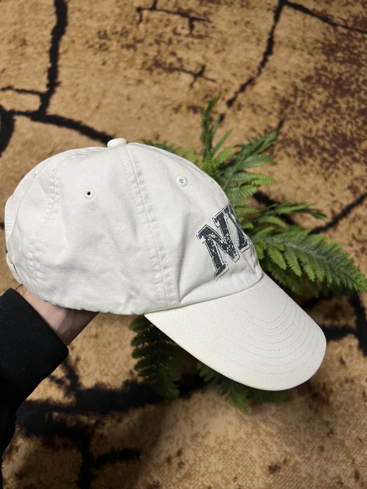 Nike × Vintage 90s Hat Vintage Nike Big Logo Retro hat Ceter Swoosh Rare Size ONE SIZE - 4 Thumbnail