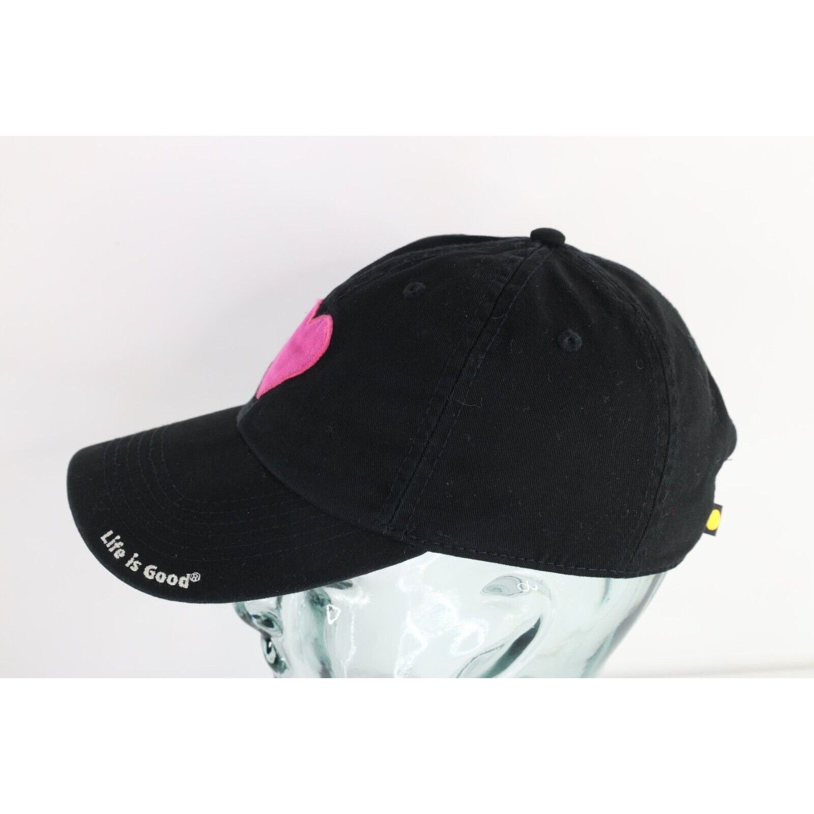 Life is Good Life Is Good Faded Heart Logo Cotton Strapback Hat Cap Size ONE SIZE - 2 Thumbnail