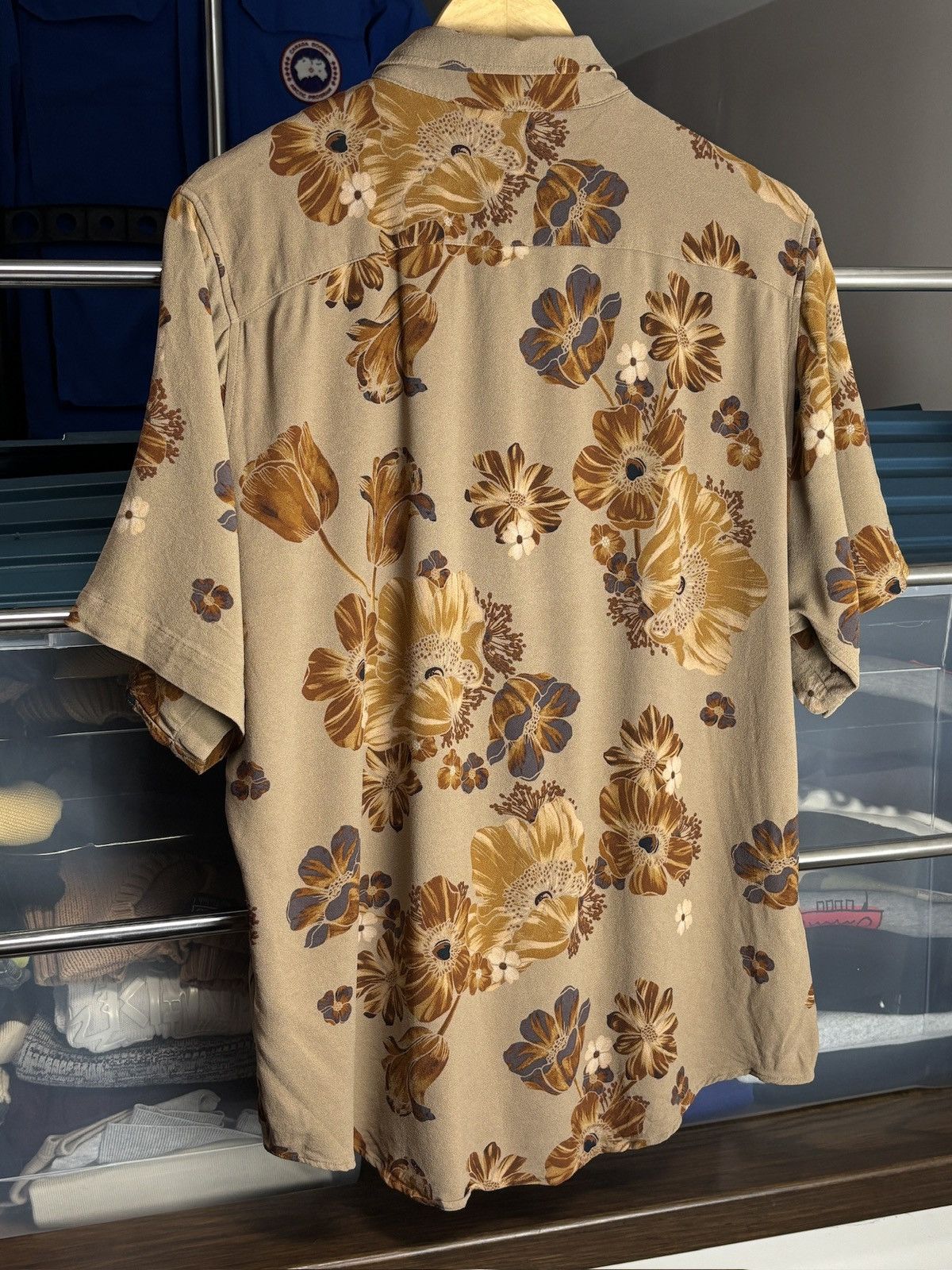 AMI AMI Floral Print Viscose Shirt Designer Rare Size US M / EU 48-50 / 2 - 4 Thumbnail