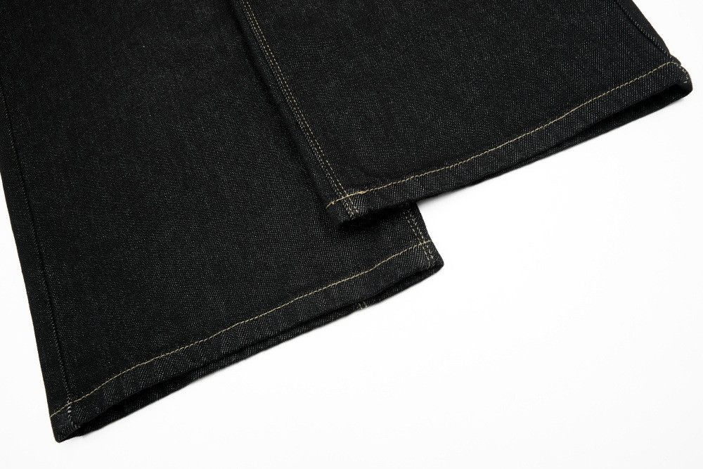 Jean Men's Loose-Fit Cargo Denim Jeans with Pocket Embroidery Size US 32 / EU 48 - 5 Thumbnail