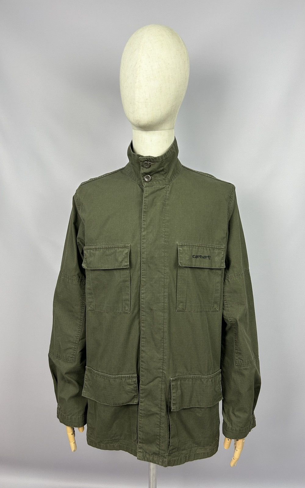 Carhartt × Vintage Vintage Carhartt Force Ripstop Field Bomber Force Jacket 90s Size US L / EU 52-54 / 3 - 4 Thumbnail