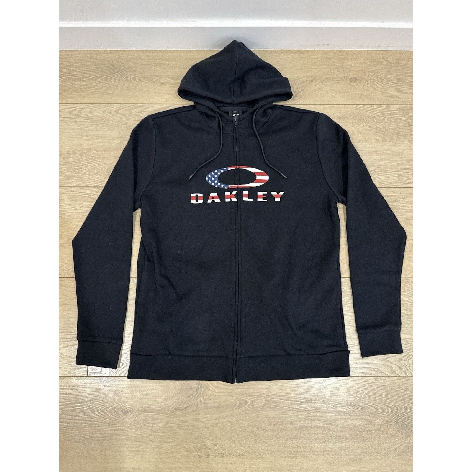 Oakley Oakley Bark Fz Hoodie 2.0 Sweatshirt Black/American Flag Size US M / EU 48-50 / 2 - 1 Thumbnail