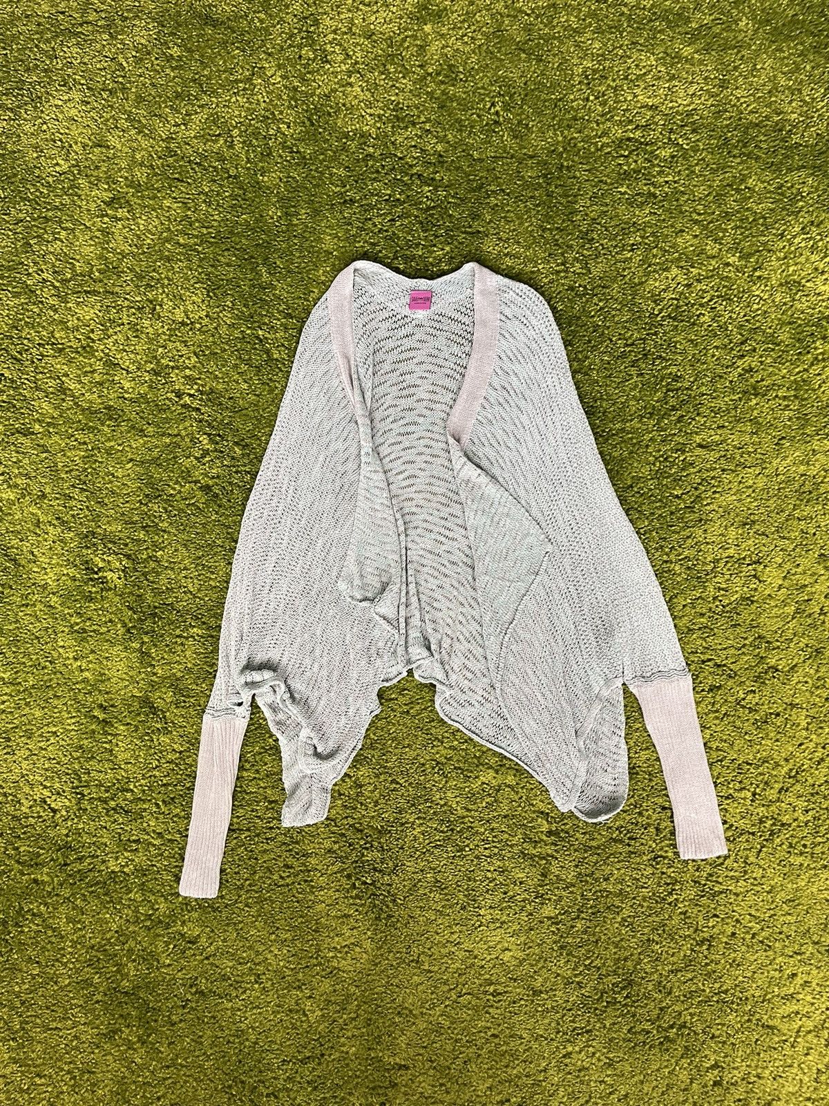Designer Save the Queen avant garde cardigan poncho Size L / US 10 / IT 46 - 1 Thumbnail