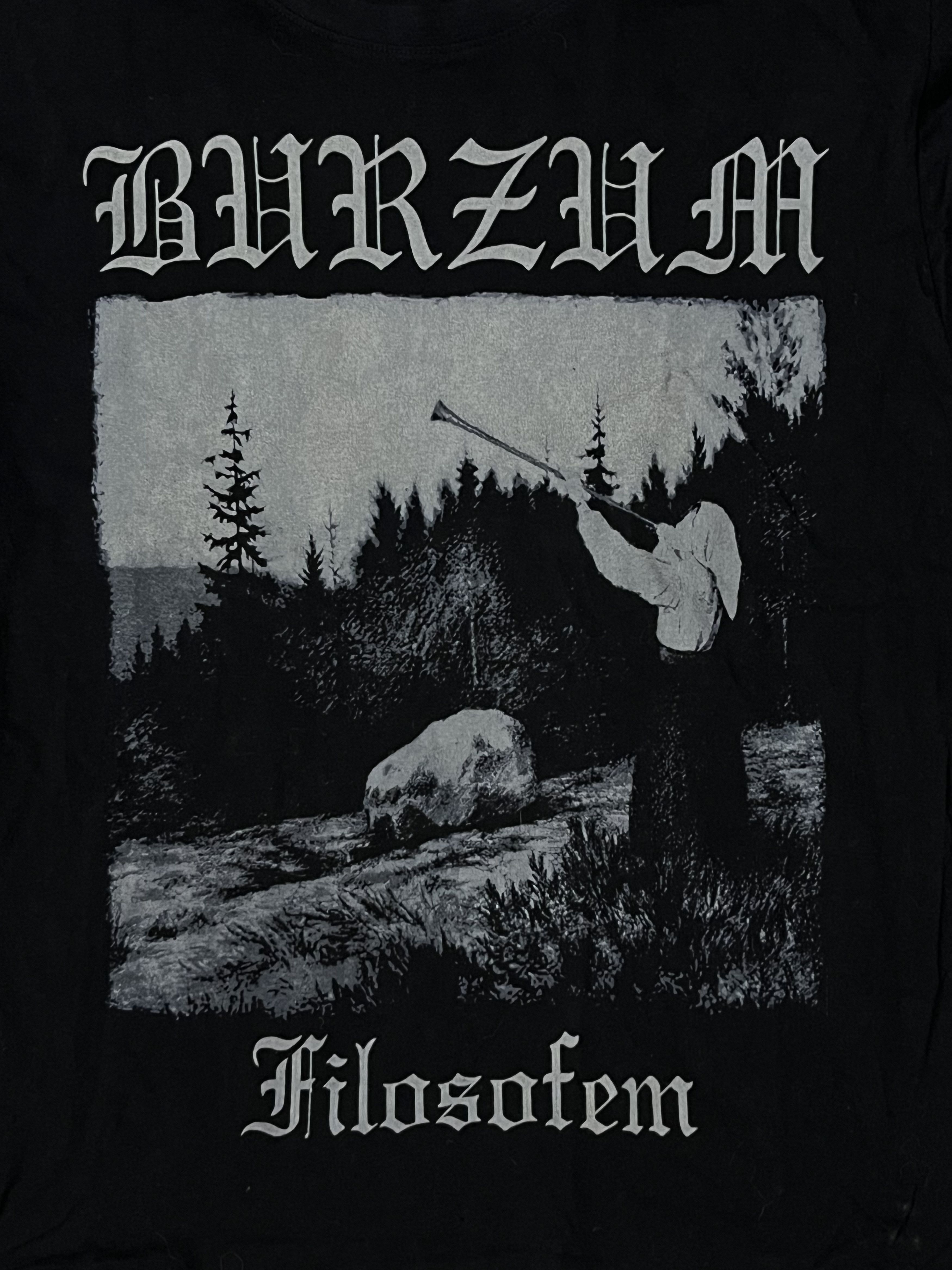 Band Tees × Vintage Rare Burzum Filosofem Black Metal Band Tee Size US M / EU 48-50 / 2 - 2 Thumbnail