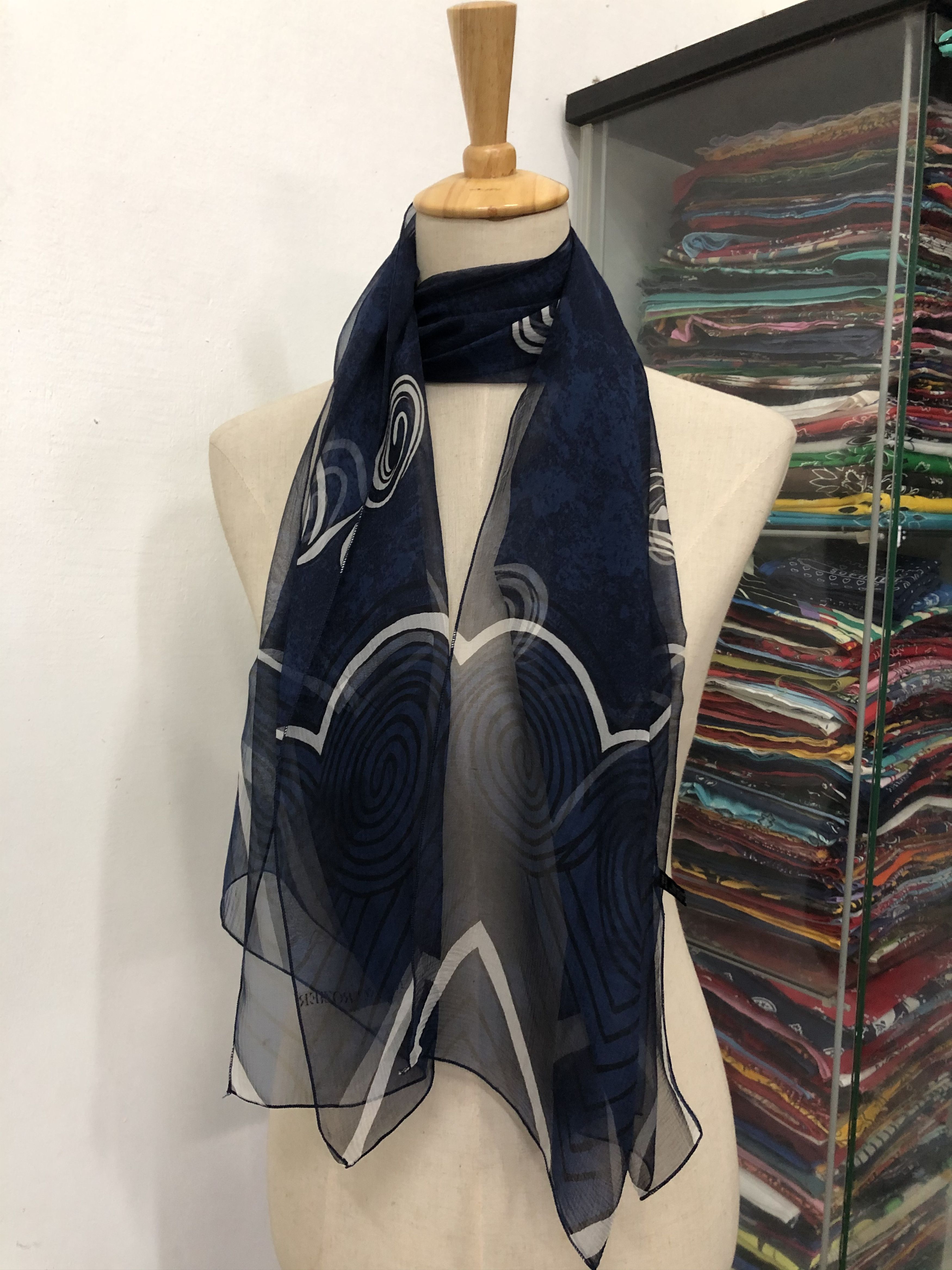 Vintage Vintage Marc Rozier Silk Scarf Size ONE SIZE - 1 Thumbnail