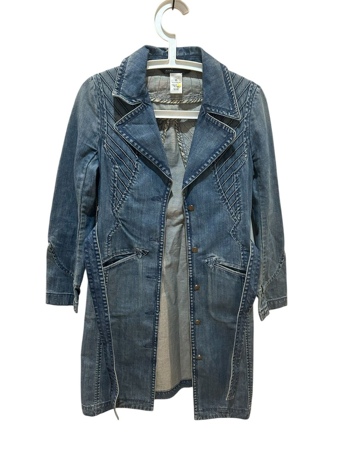 Marc Jacobs × Vintage Vintage Marc Jacob’ denim belted jacket Size XS / US 0-2 / IT 36-38 - 1 Thumbnail
