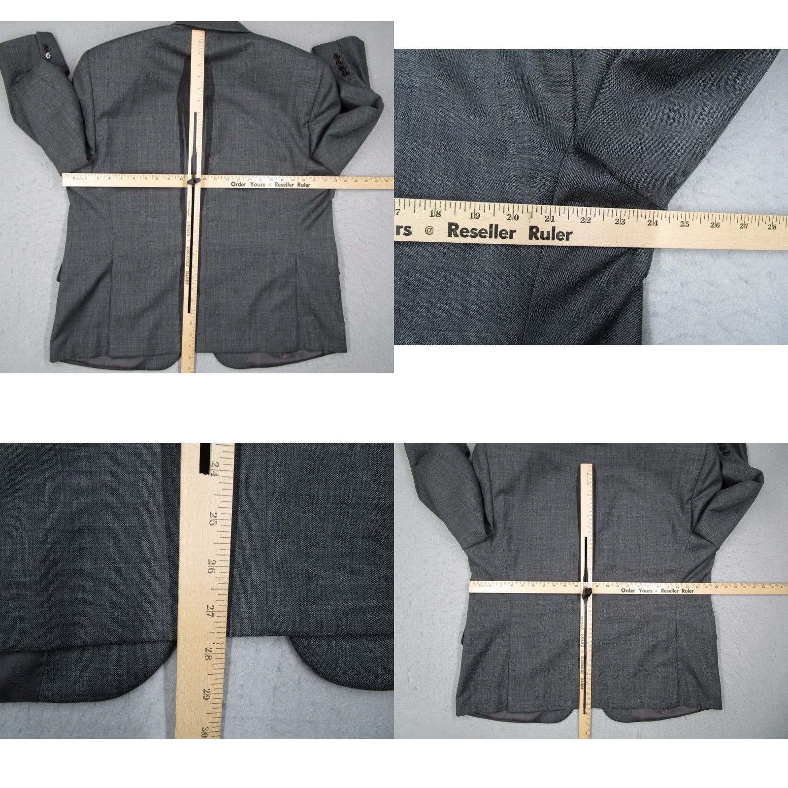 Ralph Lauren Lauren Ralph Lauren Gray Wool Blazer Mens 46 Short Classic 2 Button Size US 30 / EU 46 - 8 Thumbnail
