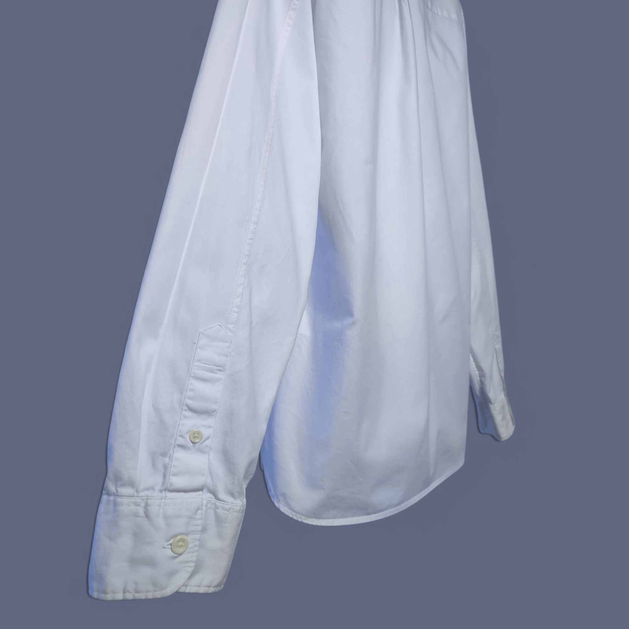 Allsaints AllSaints Redondo Oxford White Button Up Shirt M Size US M / EU 48-50 / 2 - 10 Thumbnail