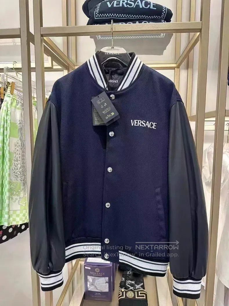 Versace Versace Thick jacket navy blue Size US M / EU 48-50 / 2 - 1 Thumbnail