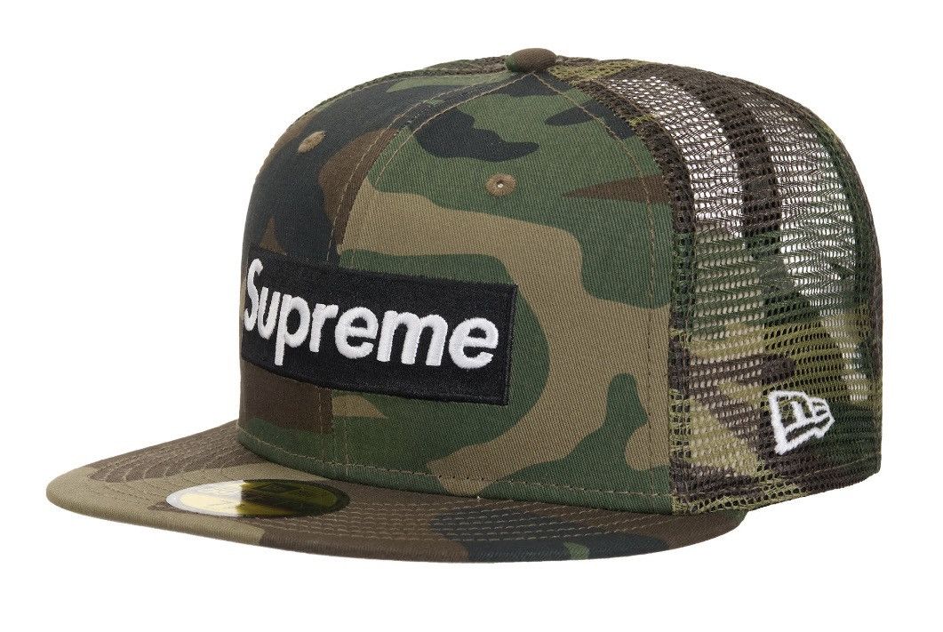 Supreme Supreme Box Logo Mesh Back New Era Cap | Grailed