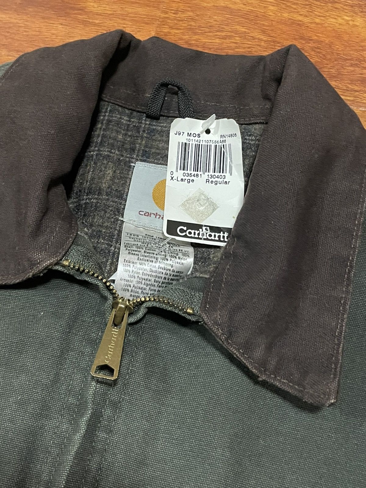 Carhartt Carhartt Detroit Jacket J97 Mos Green XL Brand New With Tags Size US XL / EU 56 / 4 - 5 Thumbnail