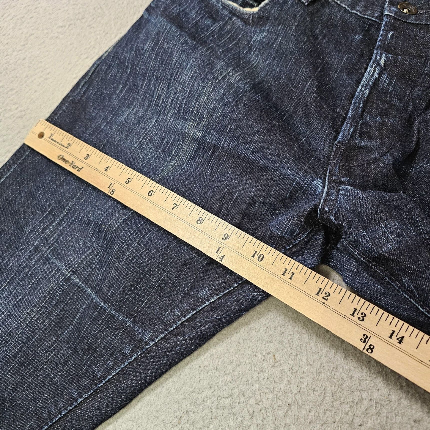 Levi's VINTAGE Levi's Warhol Factory x Levi's Private Stock Jeans Mens 30x28 34x32 Shrunk Selvedge Straight Blue 5-Pocket Mens Jeans Size US 30 / EU 46 - 7 Thumbnail
