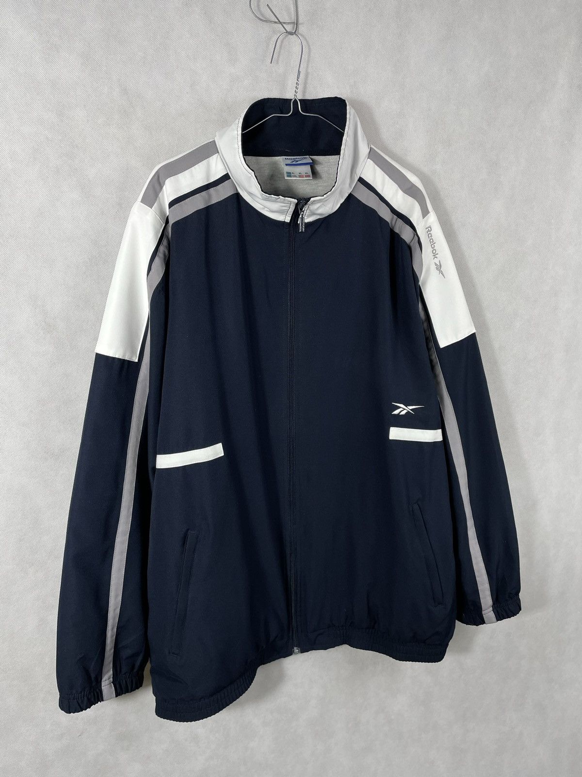 Reebok × Vintage Crazy Vintage Reebok Essential Baggy Skater Sport Emo Jacket Size US XL / EU 56 / 4 - 2 Thumbnail