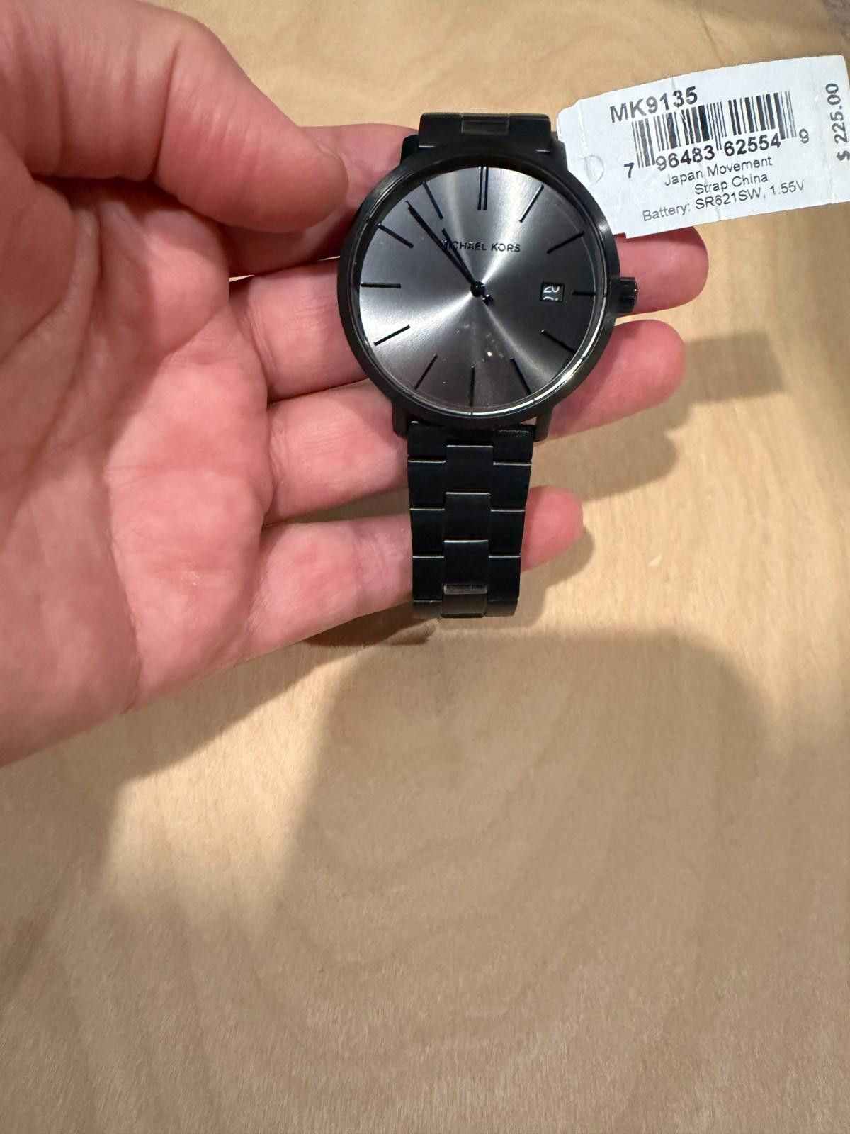 Michael Kors MICHAEL KORS MK9135 BLACK DIAL BRACELET BAND MEN WATCH Size ONE SIZE - 4 Thumbnail