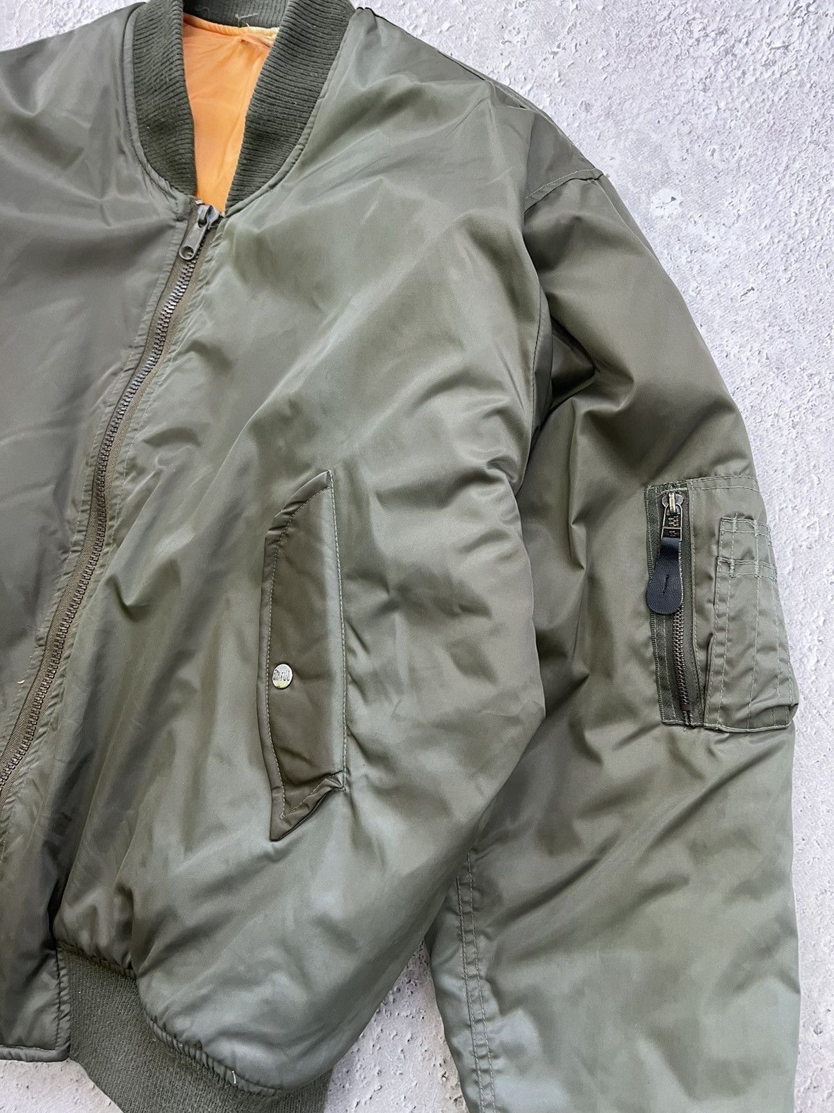 Vintage Vintage Flyer's Man Intermediate Ma-1 Bomber Jacket USA Size US XL / EU 56 / 4 - 6 Thumbnail